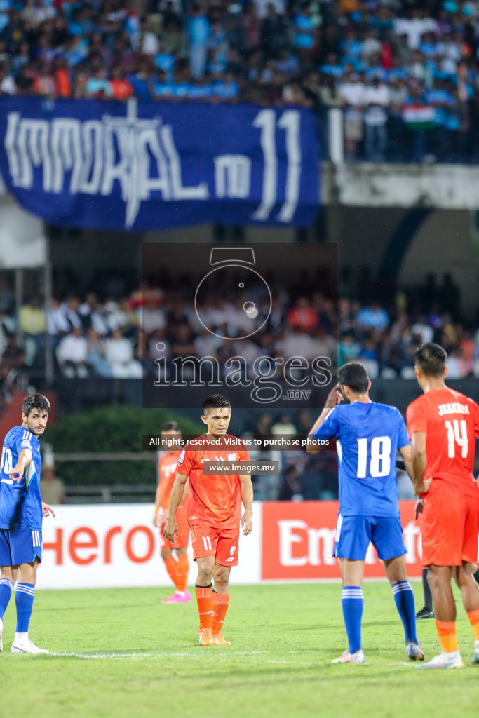 Kuwait vs India in the Final of SAFF Championship 2023 held in Sree Kanteerava Stadium, Bengaluru, India, on Tuesday, 4th July 2023. Photos: Nausham Waheed, Hassan Simah / images.mv