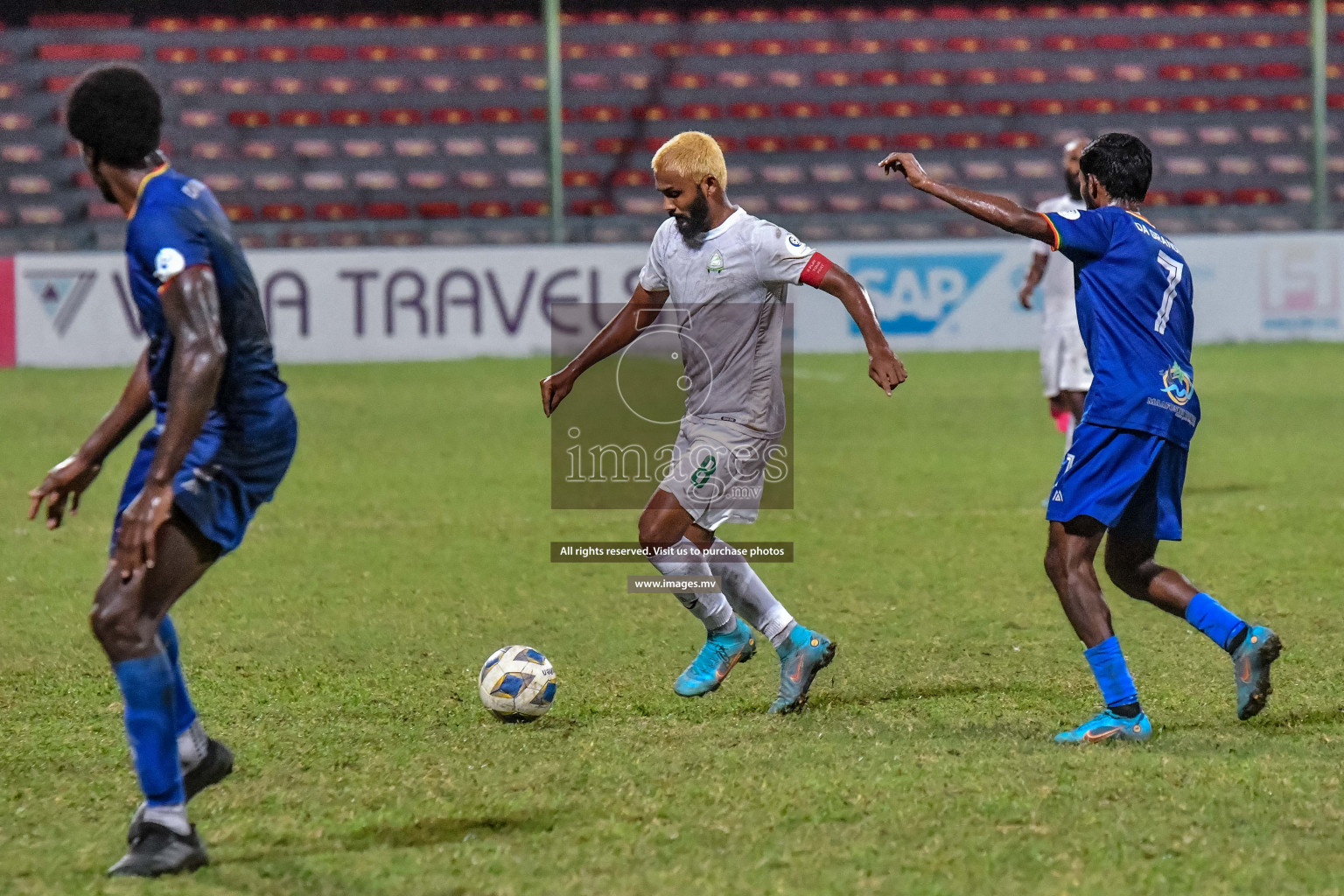 Club Green Streets vs Da Grande in the Dhivehi Premier League 2022 on 27th July 2022, held in National Football Stadium, Male', Maldives Photos: Nausham waheed / Images.mv