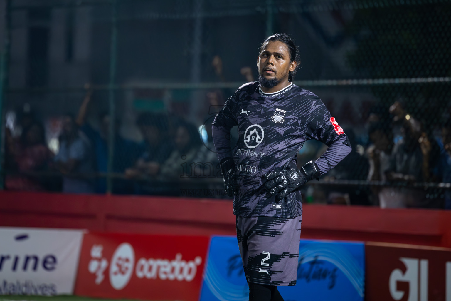 GA Dhaandhoo vs GA Gemanafushi in Day 14 of Golden Futsal Challenge 2025 was held on Saturday, 18th January 2025, in Hulhumale', Maldives. Photos: Ismail Thoriq / images.mv