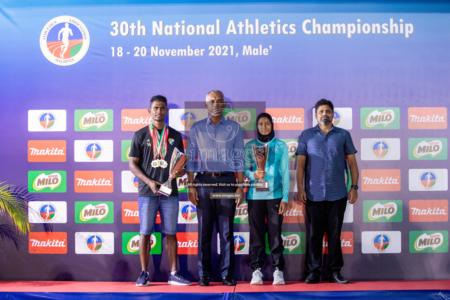 Day 3 from 30th National Athletics Championship 2021 held from 18 - 20 November 2021 in Ekuveni Synthetic Track