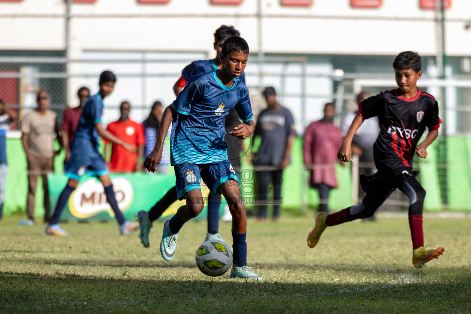 Day 2 of MILO Academy Championship 2024 held in Henveyru Stadium, Male', Maldives on Thursday, 1st November 2024. 
Photos:Hassan Simah / Images.mv