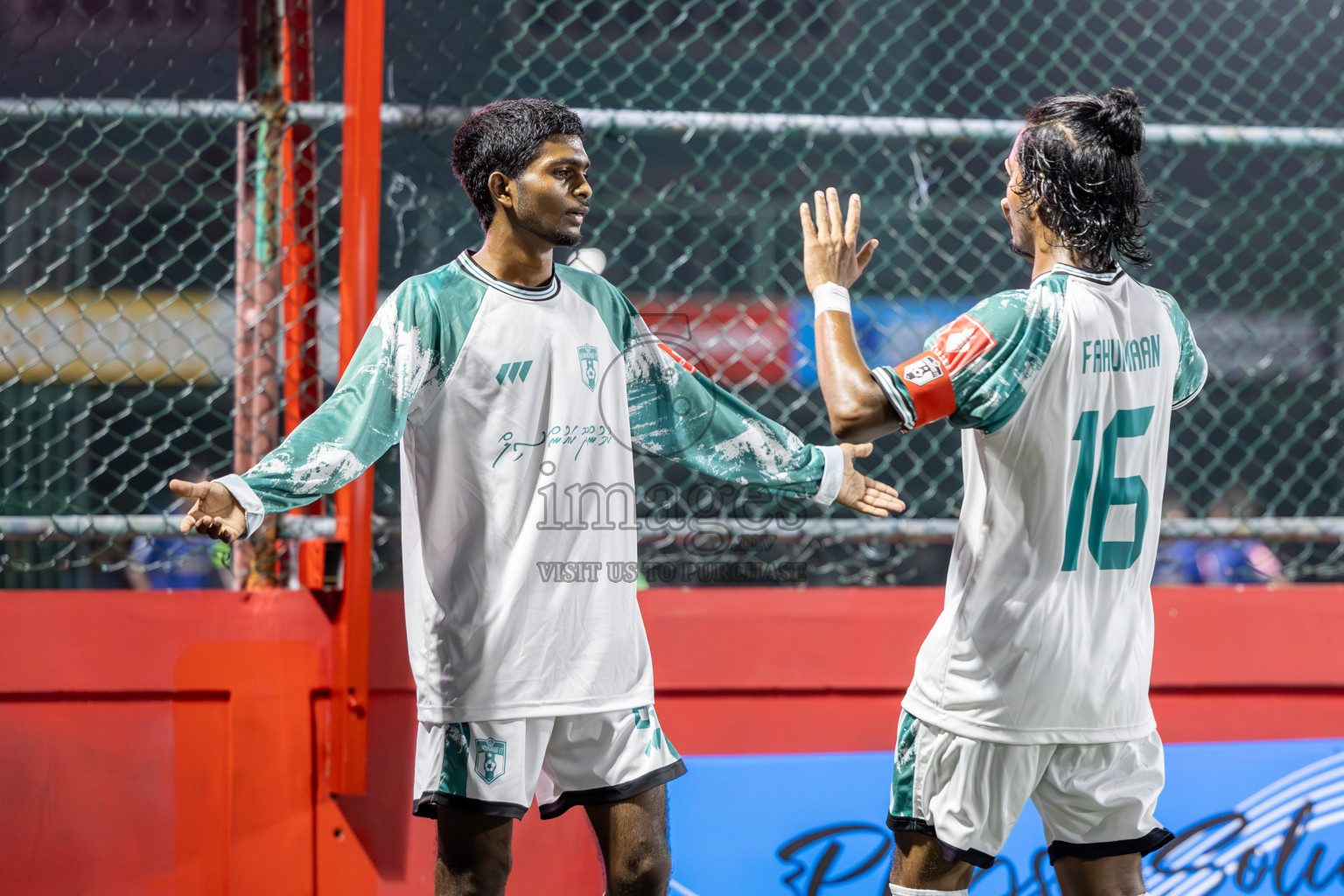 HDh Nellaidhoo vs HDh Kumundhoo in Day 1 of Golden Futsal Challenge 2025 on Sunday, 5th January 2025, in Hulhumale', Maldives
Photos: Ismail Thoriq / images.mv