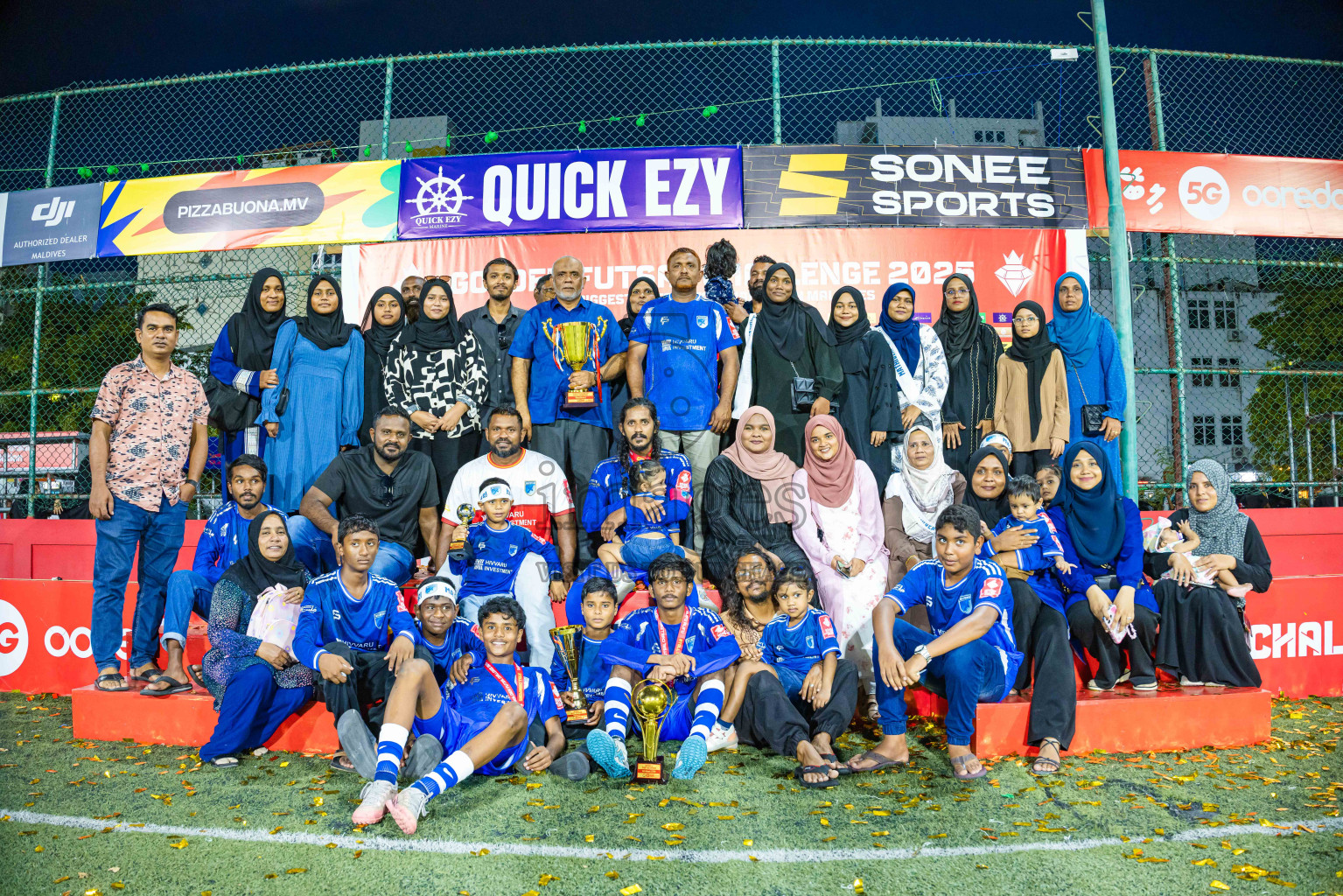 AA. Mathiveri VS AA. Thoddoo in Atoll Round Final on Day 20 of Golden Futsal Challenge 2025 was held on Thursday, 23rd January 2025, in Hulhumale', Maldives. Photos: Abdulla Abeed / images.mv