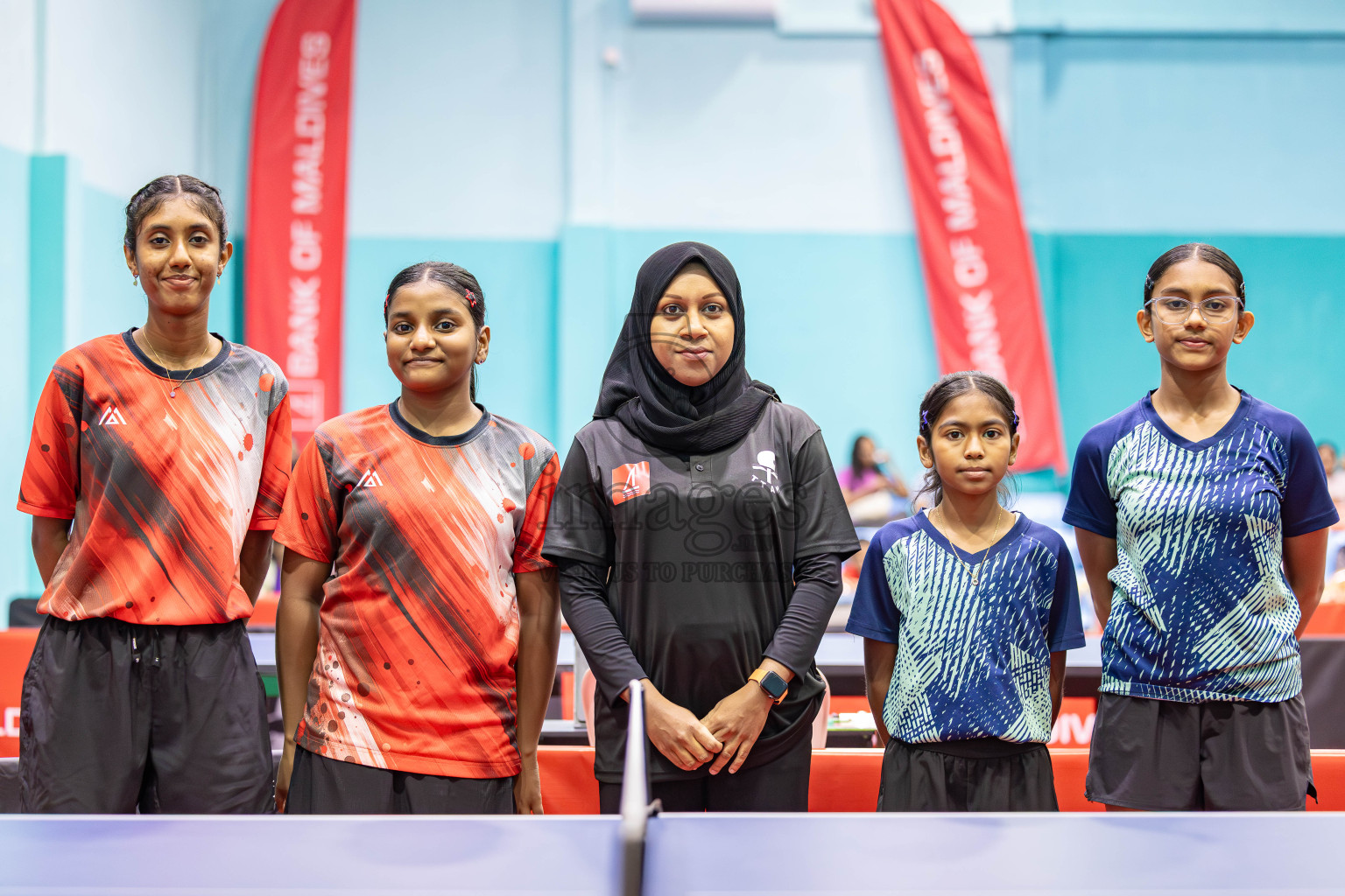 Day 4 of BML 63rd National Table Tennis Tournament 2025 was held on Thursday, 28th August 2025 in Male' TT Hall, Male', Maldives. Photos:  Areef / images.mv
