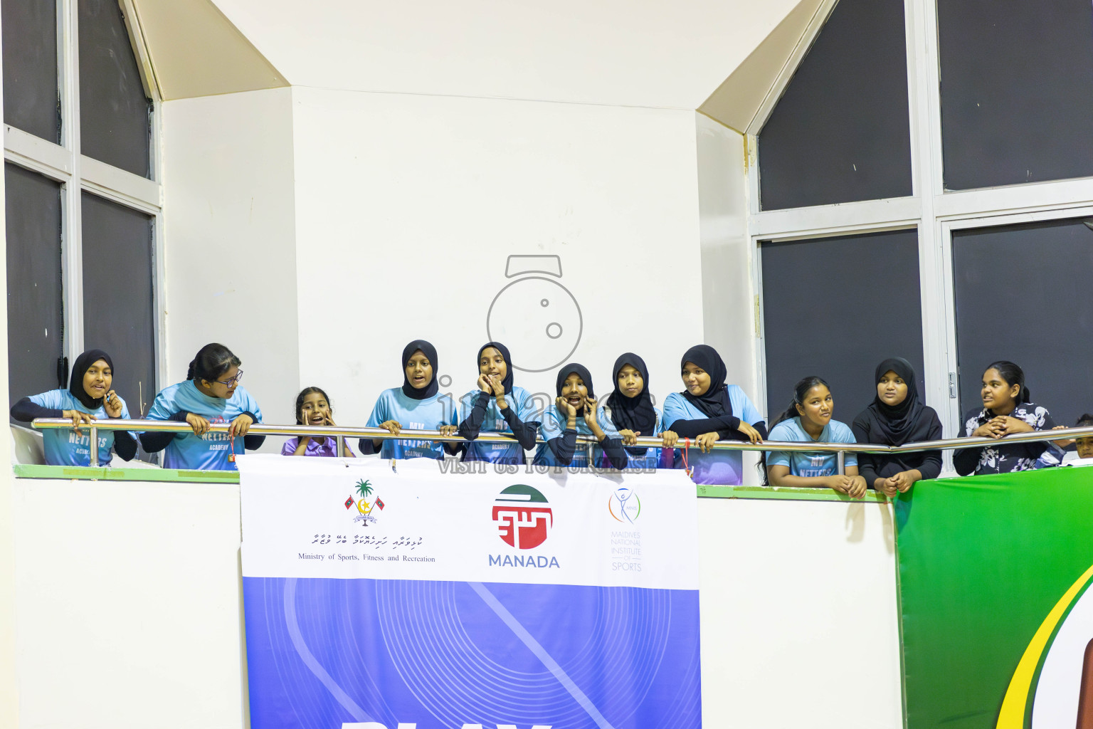 Netkids vs N sports Academy in Day 3 of 3rd Netball Junior Championship, held at Social Center on Wednesday 22nd January 2025 . Photos: Shuu Abdul Sattar / images.mv