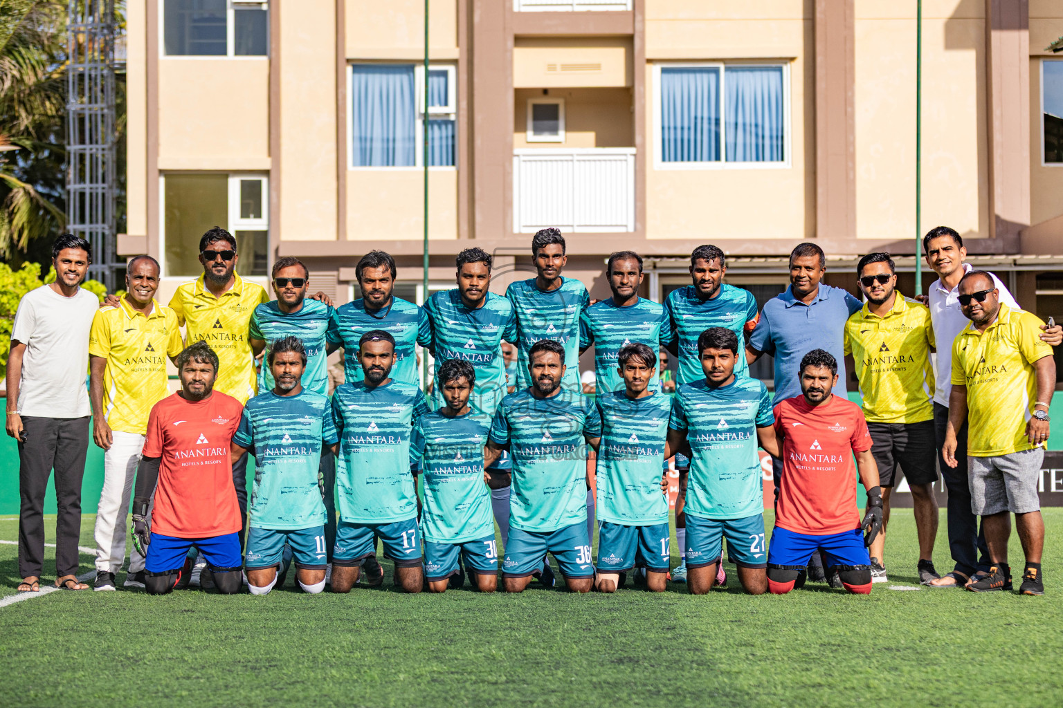 The Marina vs Anantara in Resort League 2025 (South Male Zone) was held on Sunday, 28th September 2025 in Crossroads's Maldives, Photos: Areef Adam / images.mv