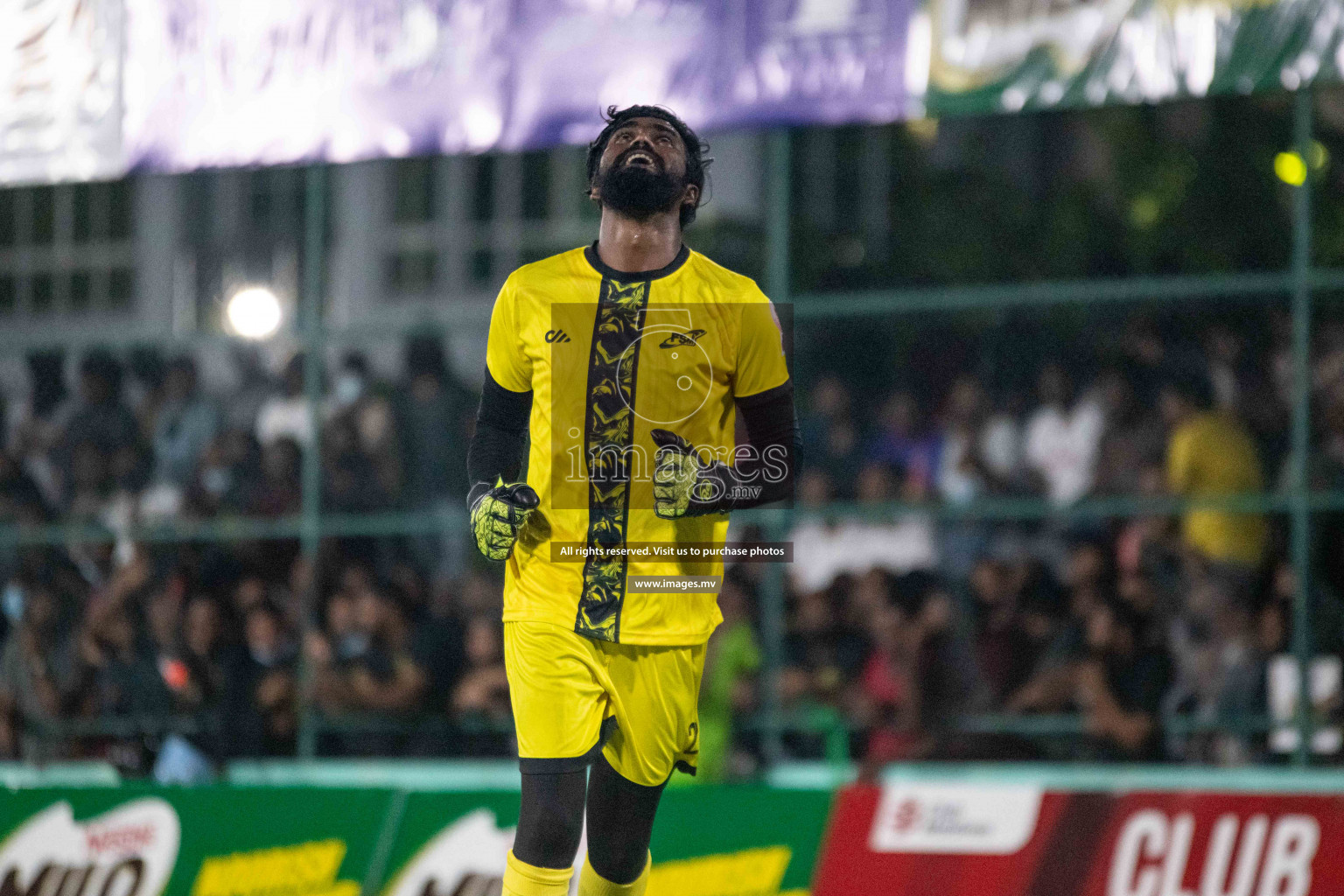 Team FSM Vs Prisons Club in the Semi Finals of Club Maldives 2021 held in Hulhumale, Maldives on 15 December 2021. Photos: Shuu Abdul Sattar / images.mv