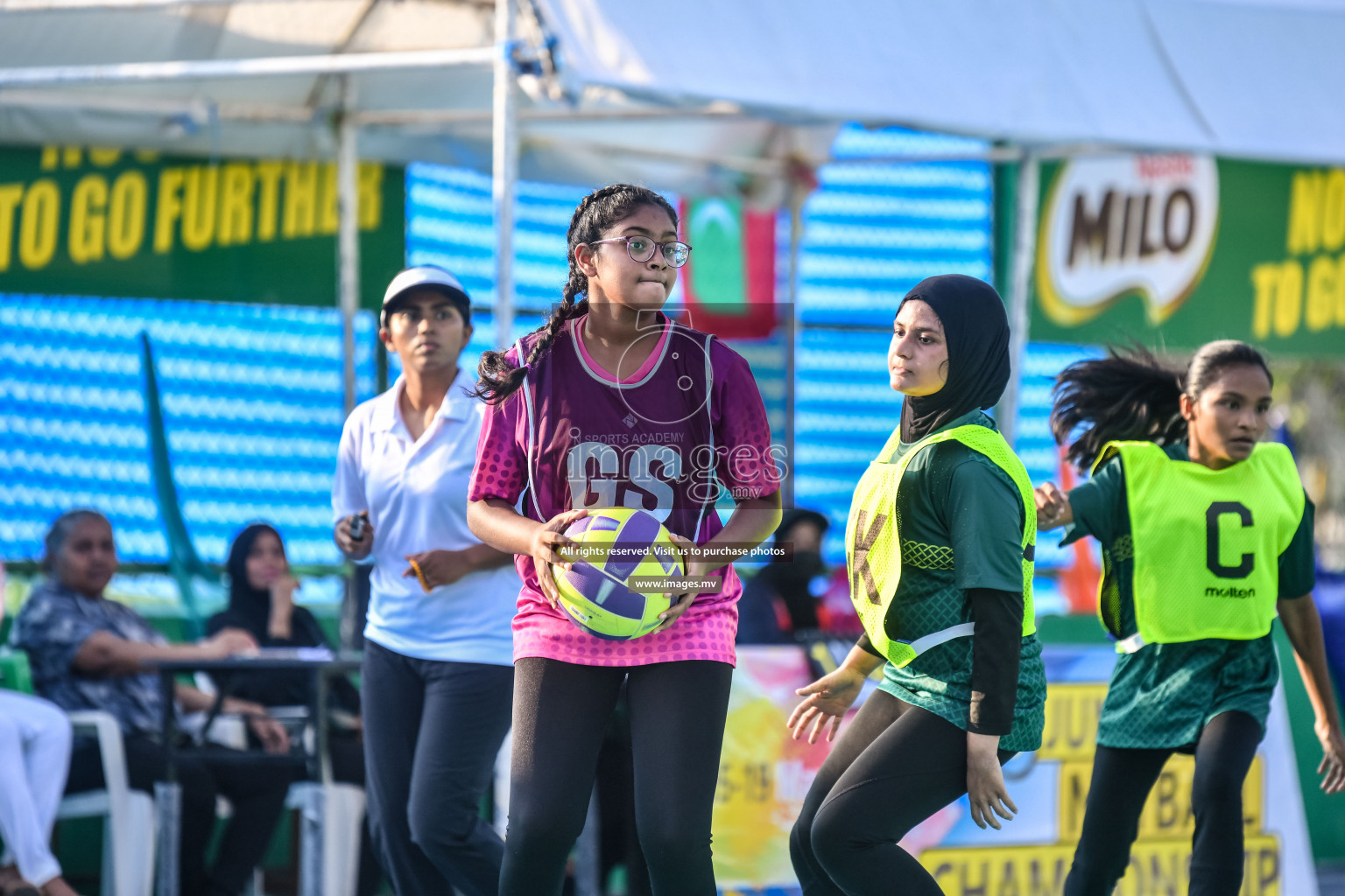 Day2  of Junior Netball Championship 2022 on 5 March 2022 held in Male', Maldives. Photos by Nausham Waheed.