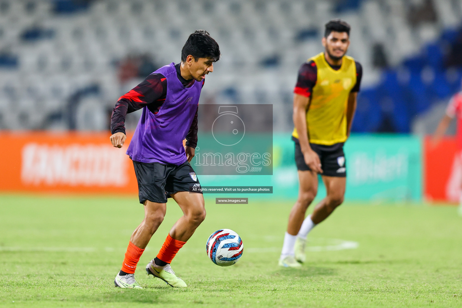 Nepal vs India in SAFF Championship 2023 held in Sree Kanteerava Stadium, Bengaluru, India, on Saturday, 24th June 2023. Photos: Nausham Waheed, Hassan Simah / images.mv