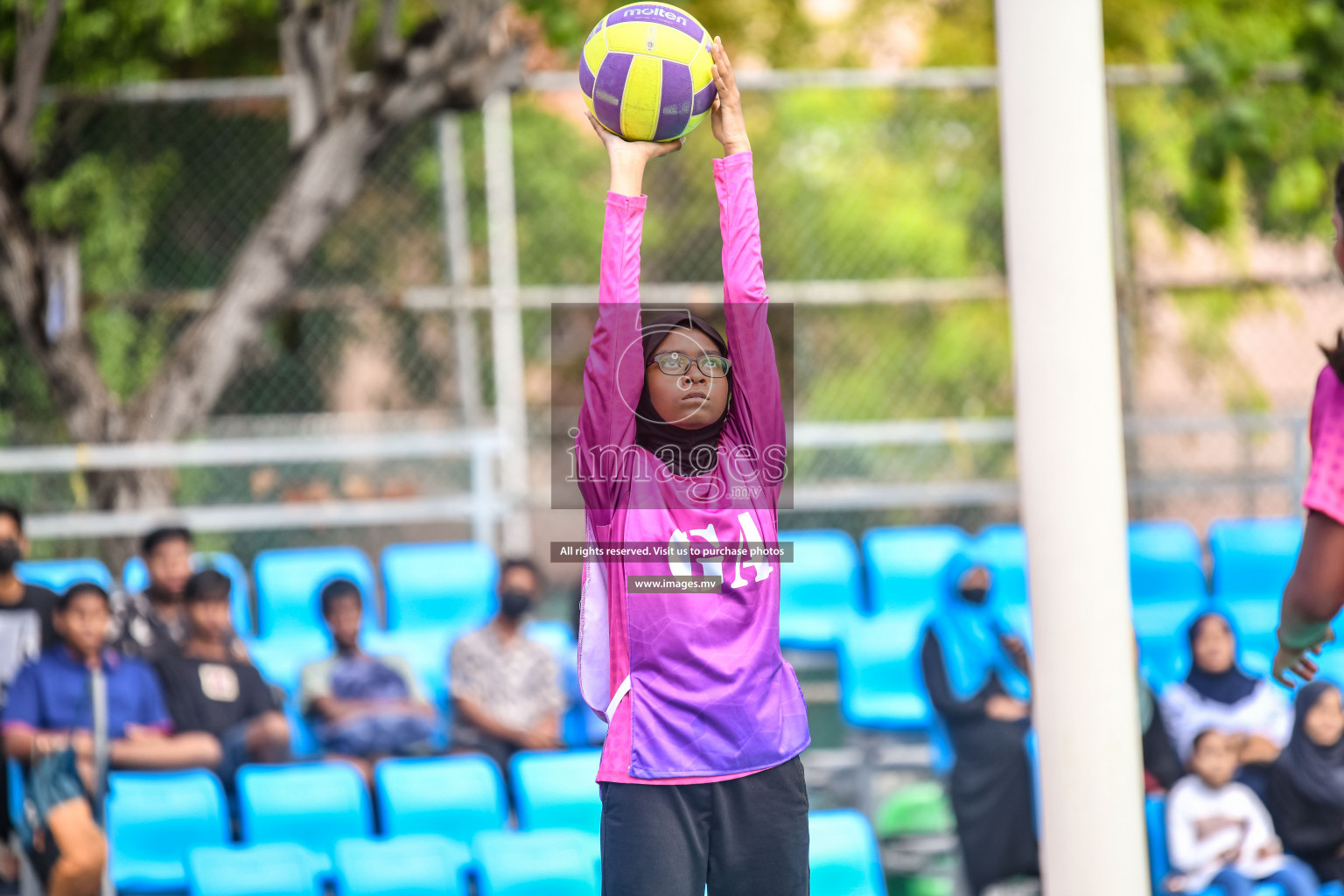 Day 10 of Junior Netball Championship 2022 held in Male', Maldives. Photos by Nausham Waheed