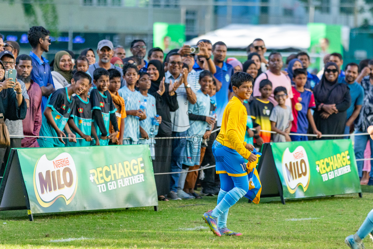 Day 3 of MILO Academy Championship 2025 (U-12) was held at Henveiru Stadium in Male', Maldives on Saturday, 3rd May 2025. 
Photos: Hassan Simah  / images.mv