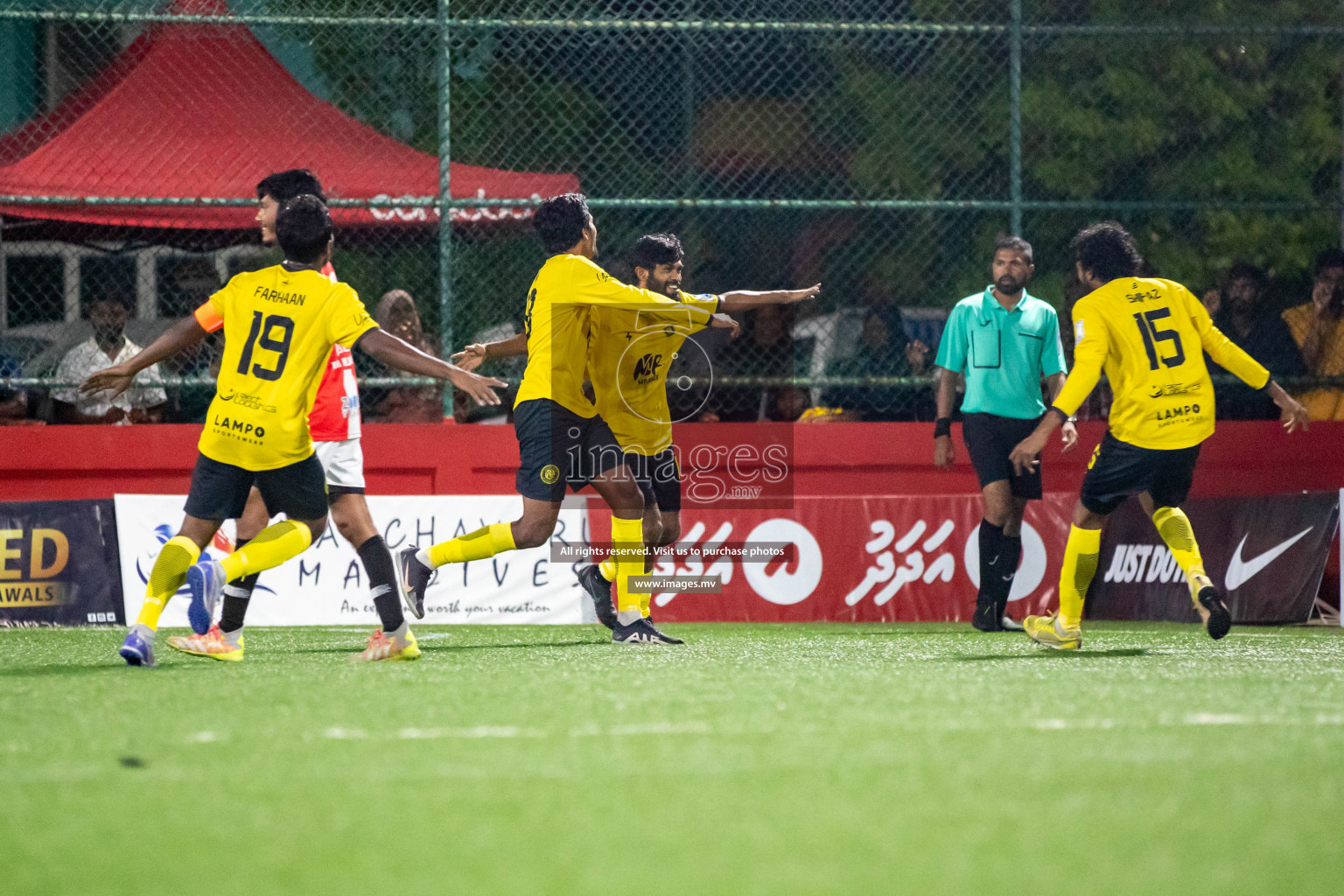 HA. Vashafaru vs HA. Utheemu in Day 13 of Golden Futsal Challenge 2023 on 17 February 2023 in Hulhumale, Male, Maldives