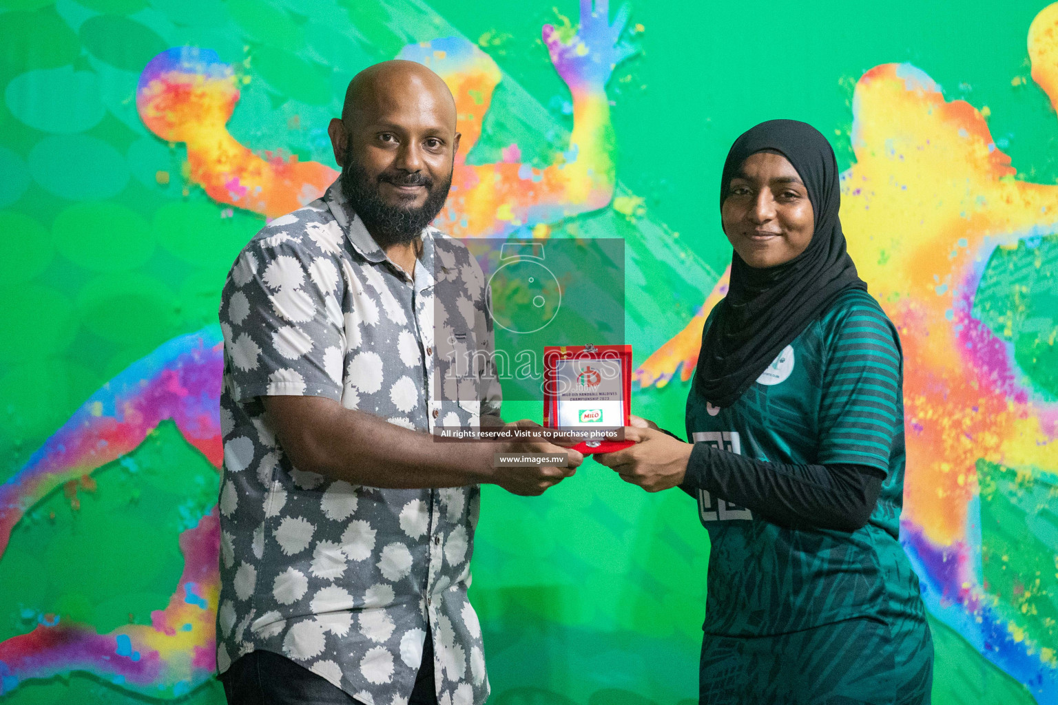 Day 2 of 6th MILO Handball Maldives Championship 2023, held in Handball ground, Male', Maldives on Friday, 21st May 2023 Photos: Nausham Waheed/ Images.mv