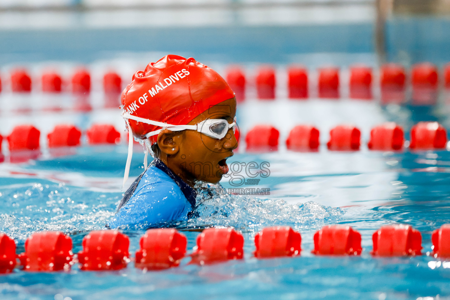 Day 1 of BML 6th National Kids Swimming Kids Festival 2025 held in Hulhumale', Maldives on Monday, 3rd November 2024. Photos: Hassan Simah / images.mv