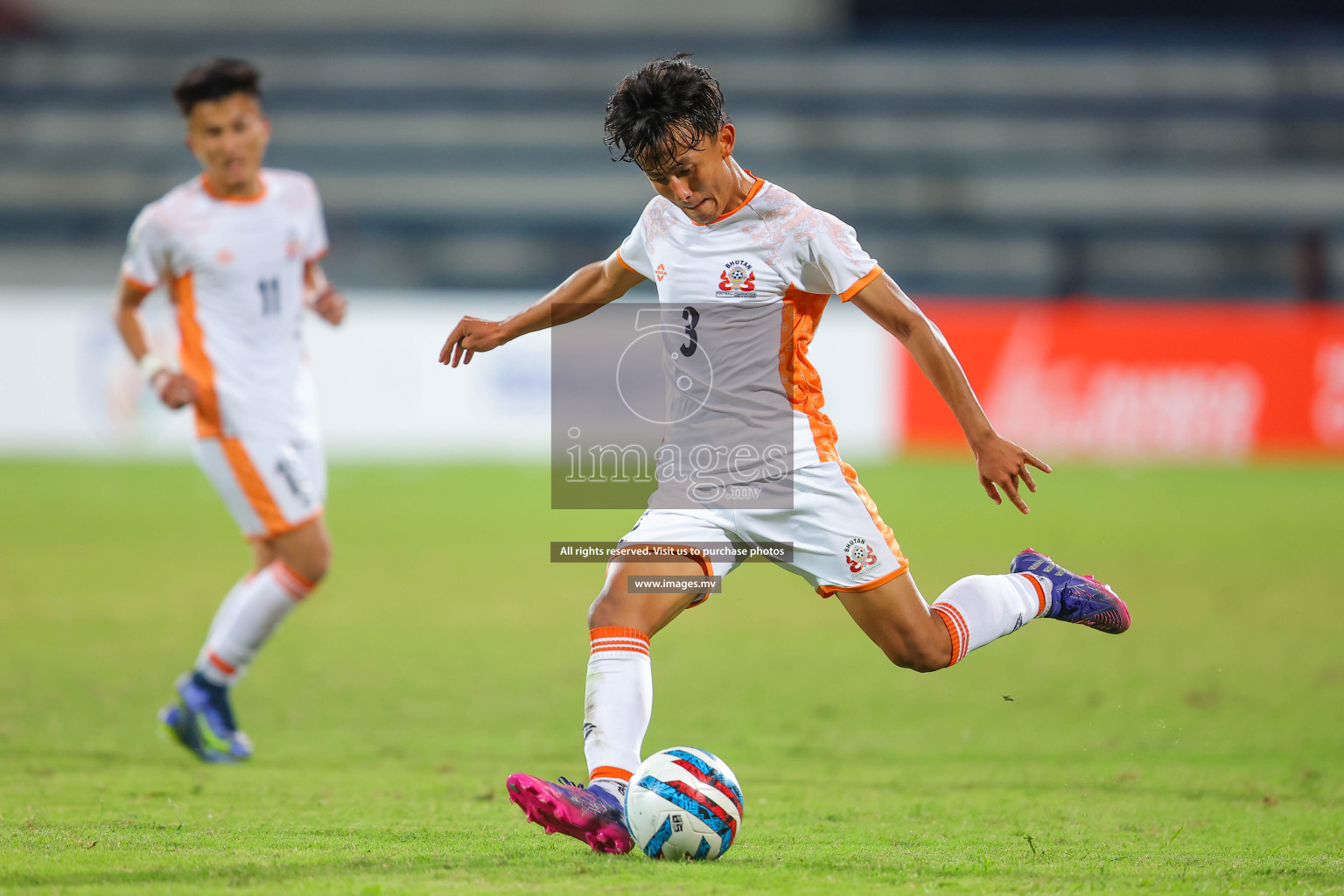 Bhutan vs Bangladesh in SAFF Championship 2023 held in Sree Kanteerava Stadium, Bengaluru, India, on Wednesday, 28th June 2023. Photos: Ha / images.mv