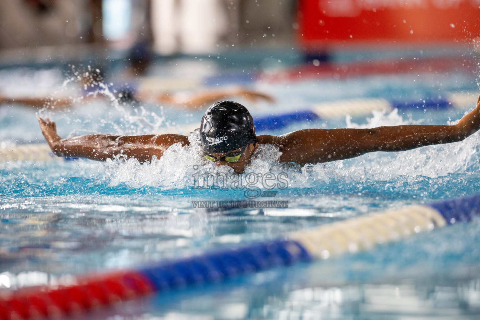 Day 1 of 20th Inter-school Swimming Competition 2024 held in Hulhumale', Maldives on Saturday, 12th October 2024. Photos: Ismail Thoriq / images.mv