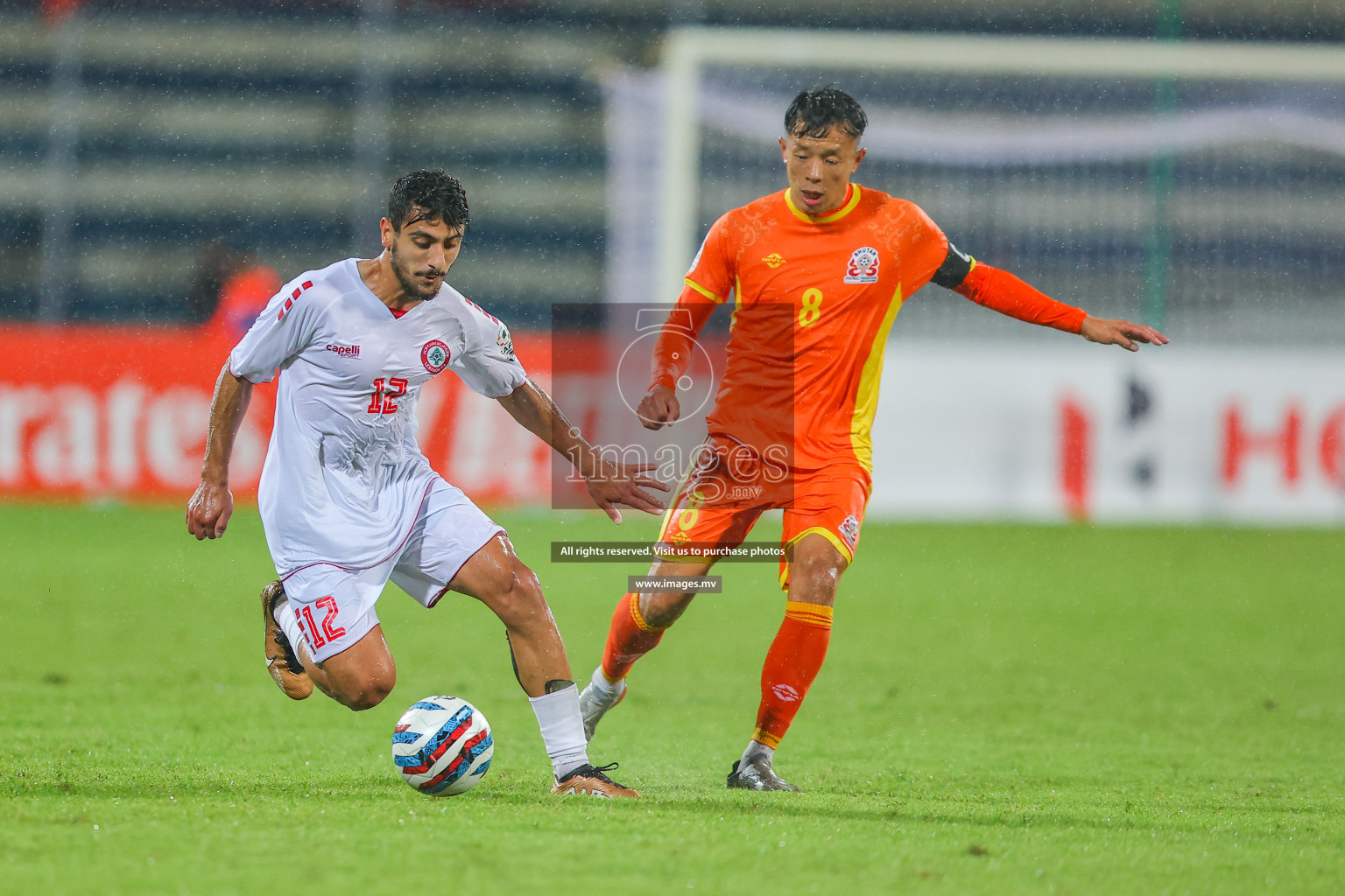 Bhutan vs Lebanon in SAFF Championship 2023 held in Sree Kanteerava Stadium, Bengaluru, India, on Sunday, 25th June 2023. Photos: Nausham Waheed, Hassan Simah / images.mv