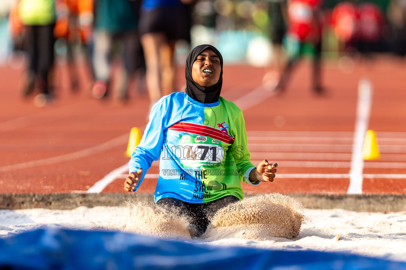 Day 3 of MILO Athletics Association Championship was held on Thursday, 7th May 2024 in Male', Maldives. Photos: Nausham Waheed