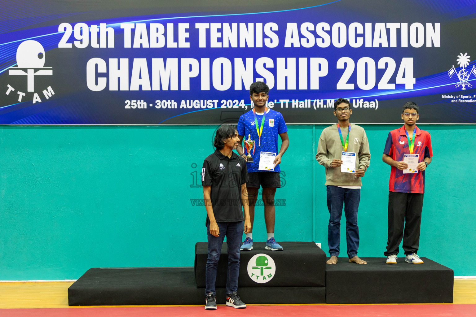 29th Table Tennis Association Championship 2024, 30th August 2024 at Male'TT Hall,Photos by Shuu Abdul Sattar