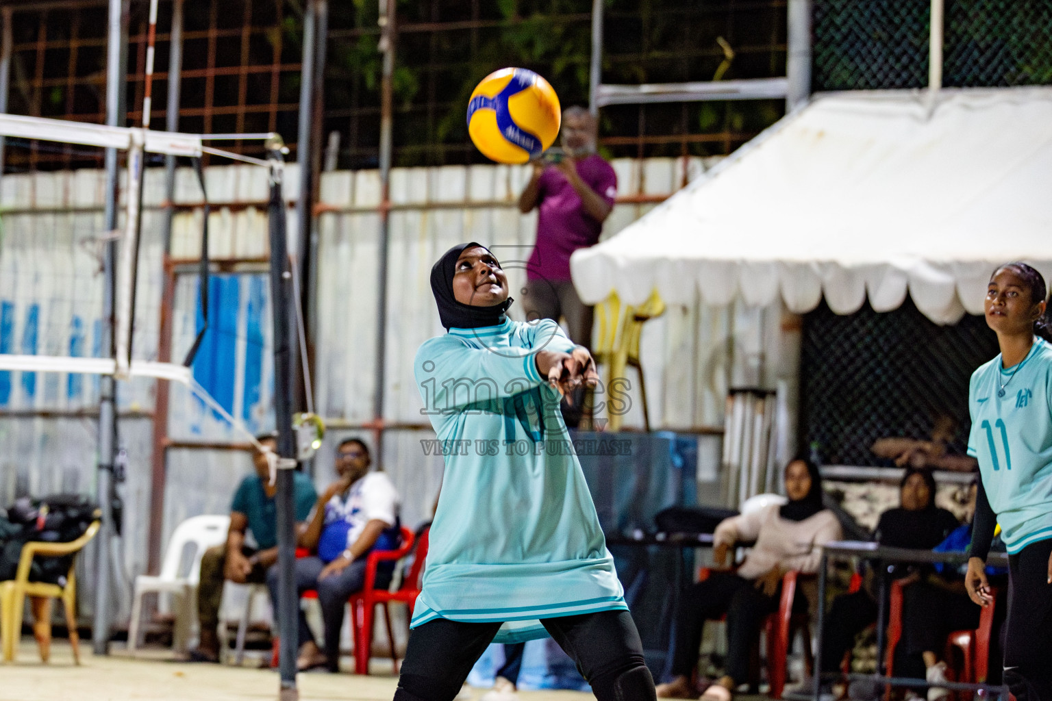 U19 Male and Atoll Girl's Finals in Day 9 of Interschool Volleyball Tournament 2024 was held in ABC Court at Male', Maldives on Saturday, 30th November 2024. Photos: Hassan Simah / images.mv