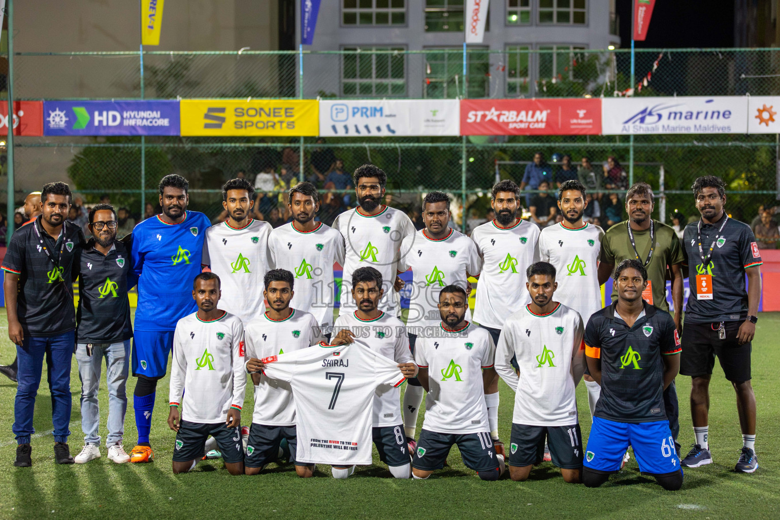 H.Dh Makunudhoo vs H.Dh Finey in Day 6 of Golden Futsal Challenge 2024 was held on Saturday, 20th January 2024, in Hulhumale', Maldives Photos: Mohamed Mahfooz Moosa / images.mv