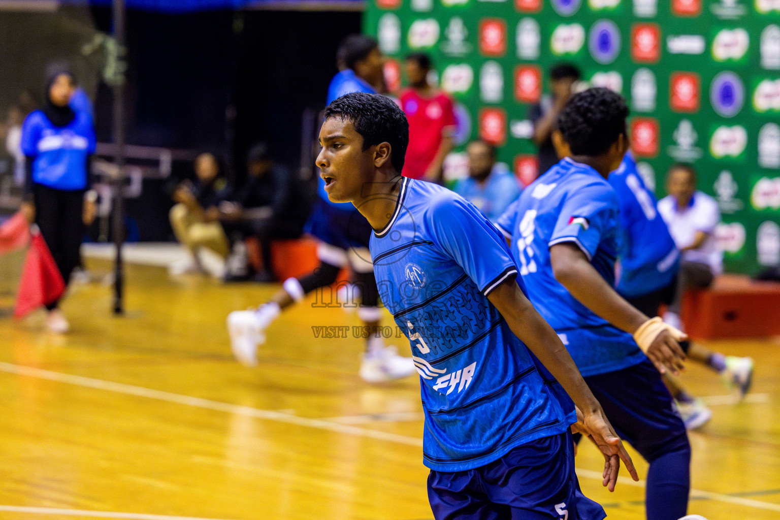 Finals of Interschool Volleyball Tournament 2024 was held in Social Center at Male', Maldives on Friday, 6th December 2024. Photos: Nausham Waheed / images.mv