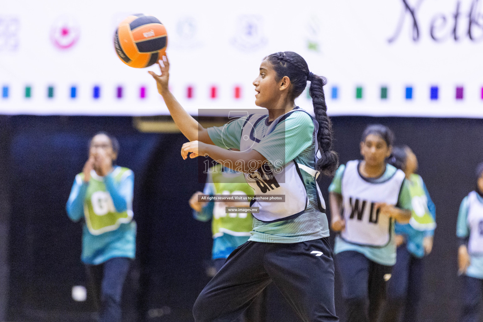 Day5 of 24th Interschool Netball Tournament 2023 was held in Social Center, Male', Maldives on 31st October 2023. Photos: Nausham Waheed / images.mv