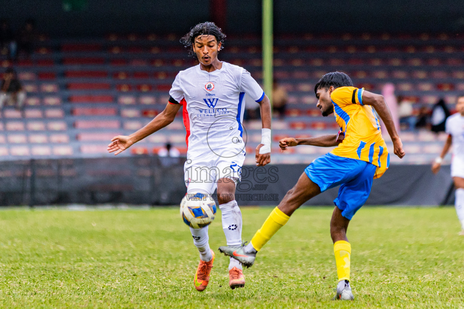 Club Valencia vs Odi Sports Club in Dhivehi Premier League 2025/26 held in National Football Stadium, Male', Maldives on Friday, 26th September 2025. Photos: Areef Adam / Images.mv