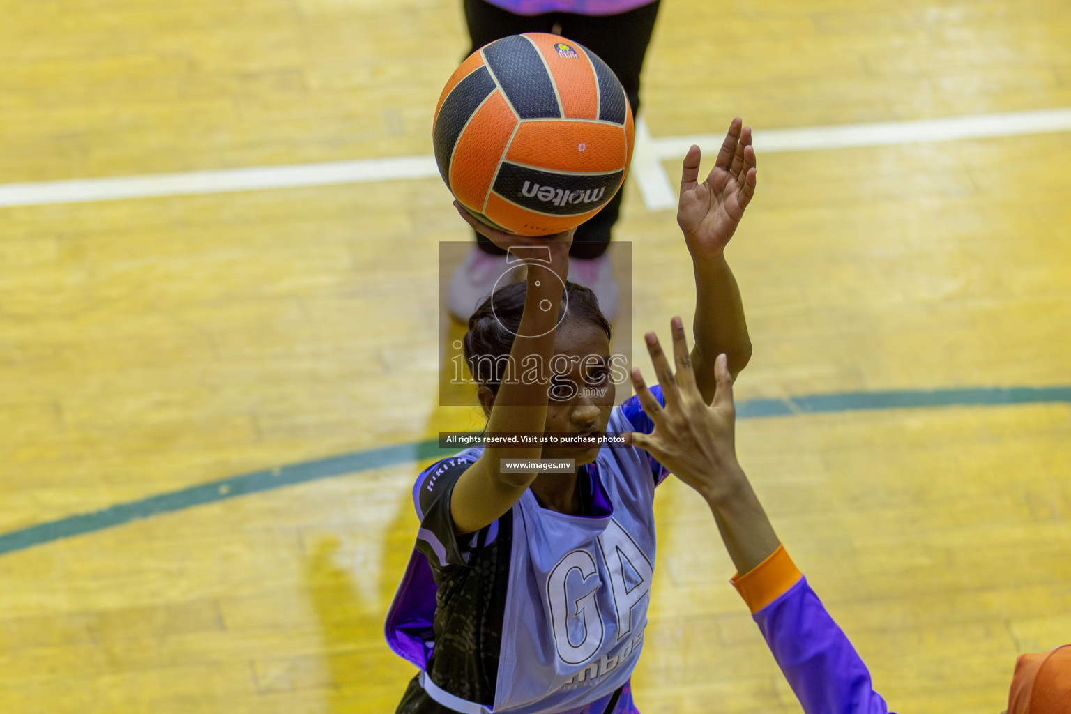 Day 11 of 24th Interschool Netball Tournament 2023 was held in Social Center, Male', Maldives on 6th November 2023. Photos: Mohamed Mahfooz Moosa / images.mv