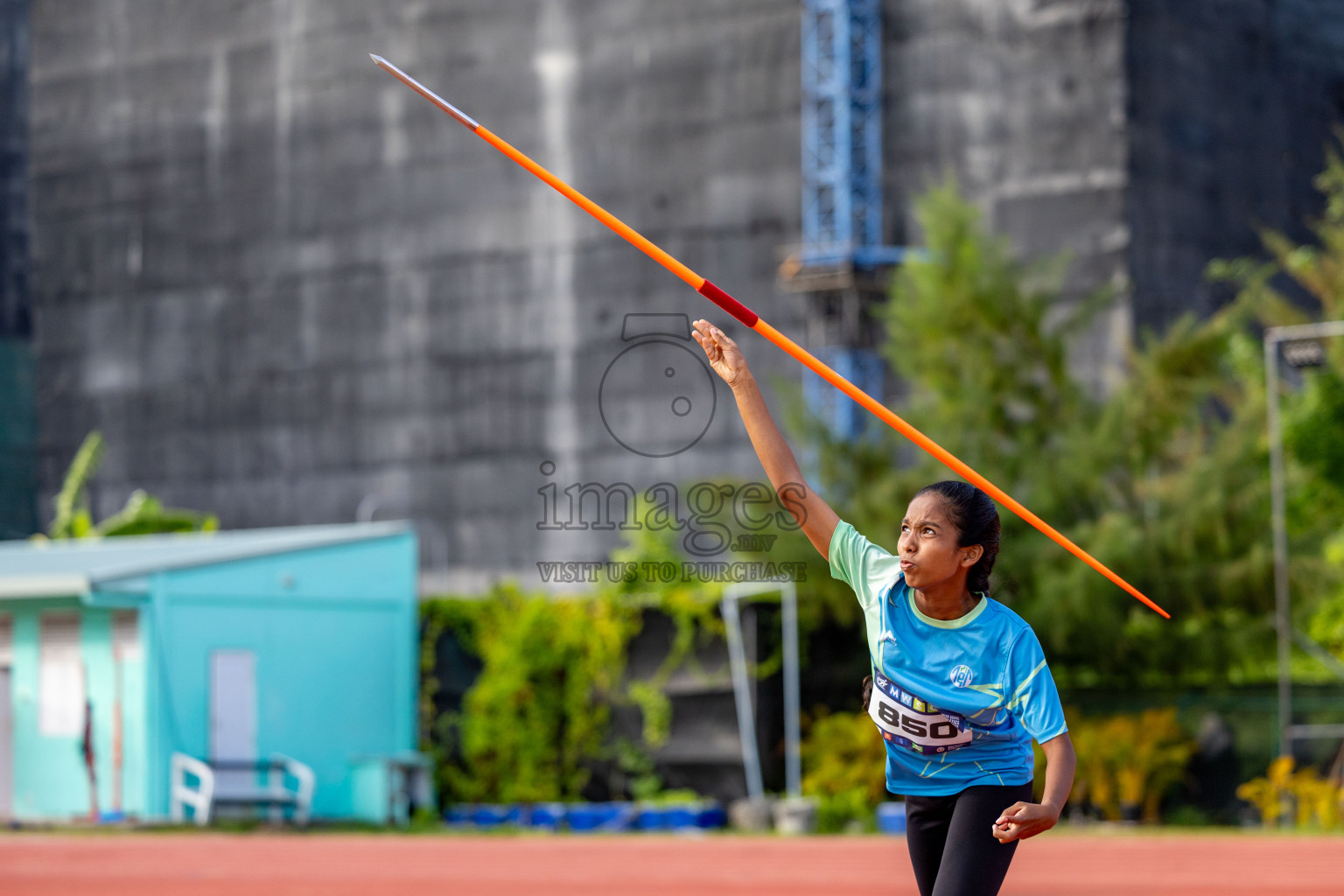 Day 2 of MWSC Interschool Athletics Championships 2024 held in Hulhumale Running Track, Hulhumale, Maldives on Sunday, 10th November 2024. 
Photos by: Hassan Simah / Images.mv