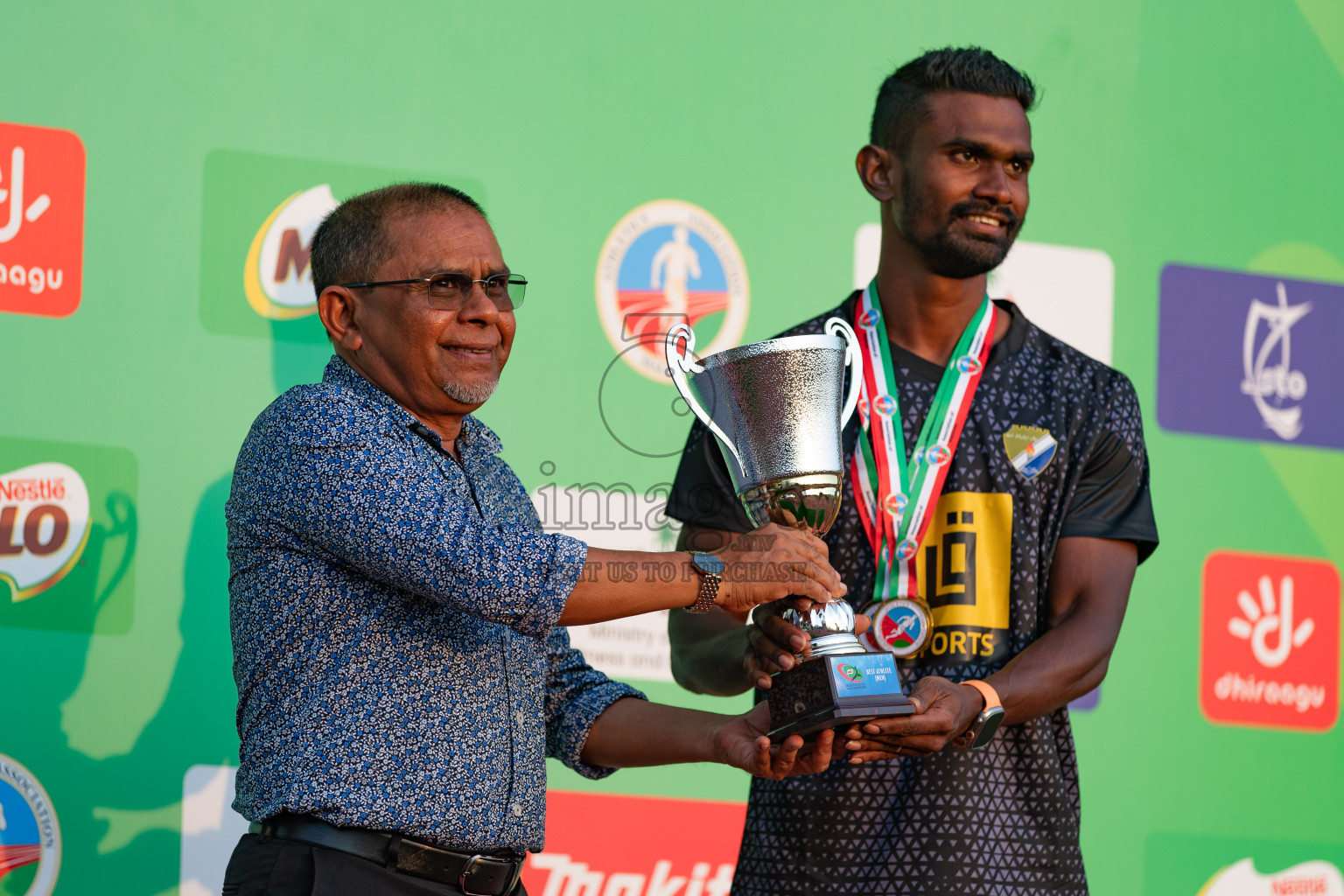 Day 4 of MILO Athletics Association Championship was held on Friday, 8th March 2024 in Male', Maldives. Photos: Hasna Hussain