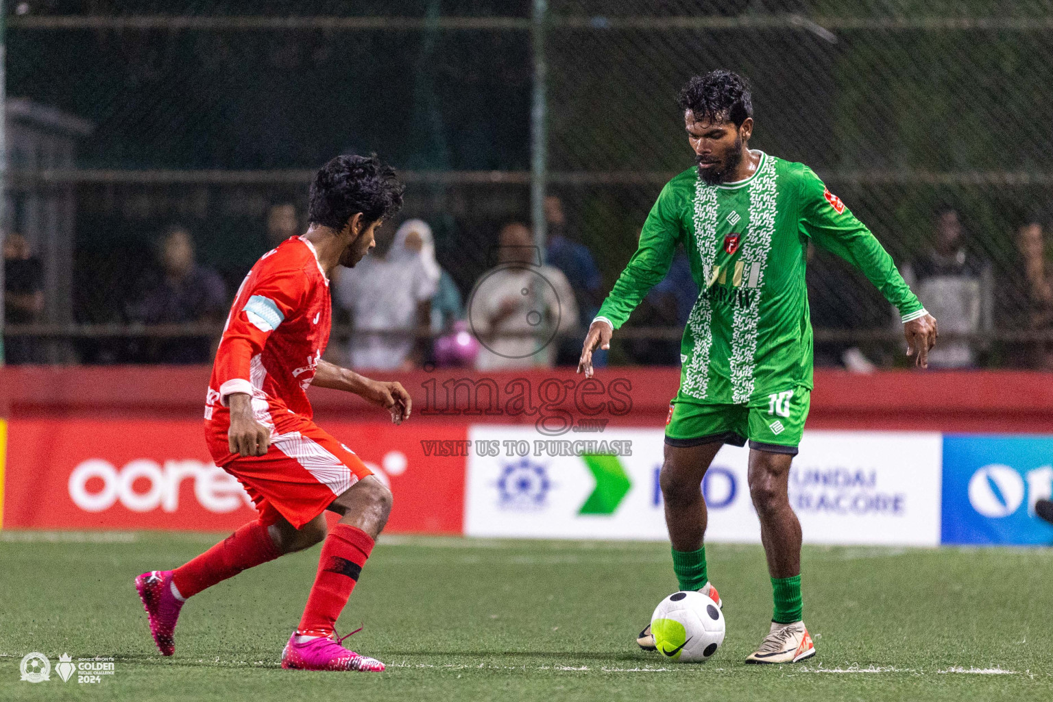 HA Maarandhoo vs HA Filladhoo in Day 1 of Golden Futsal Challenge 2024 was held on Monday, 15th January 2024, in Hulhumale', Maldives Photos: Ismail Thoriq / images.mv