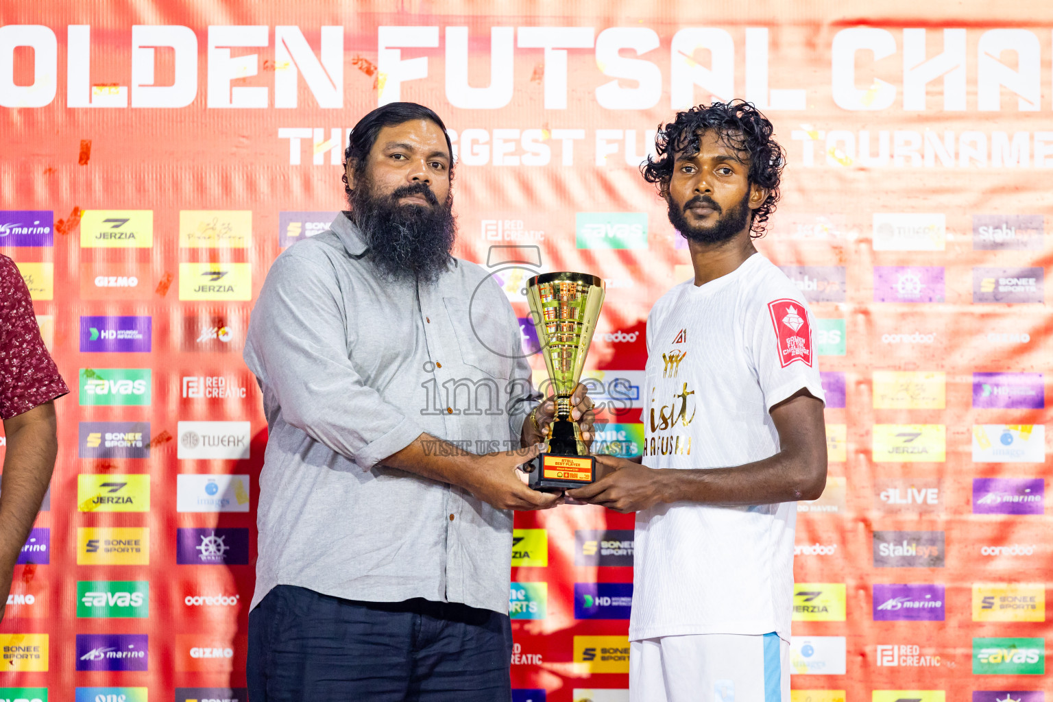 K Maafushi vs K Kaashidhoo in Kaafu Atoll Finals Day 27 of Golden Futsal Challenge 2025 was held on Friday , 31st January 2025, in Hulhumale', Maldives. Photos: Nausham Waheed / images.mv