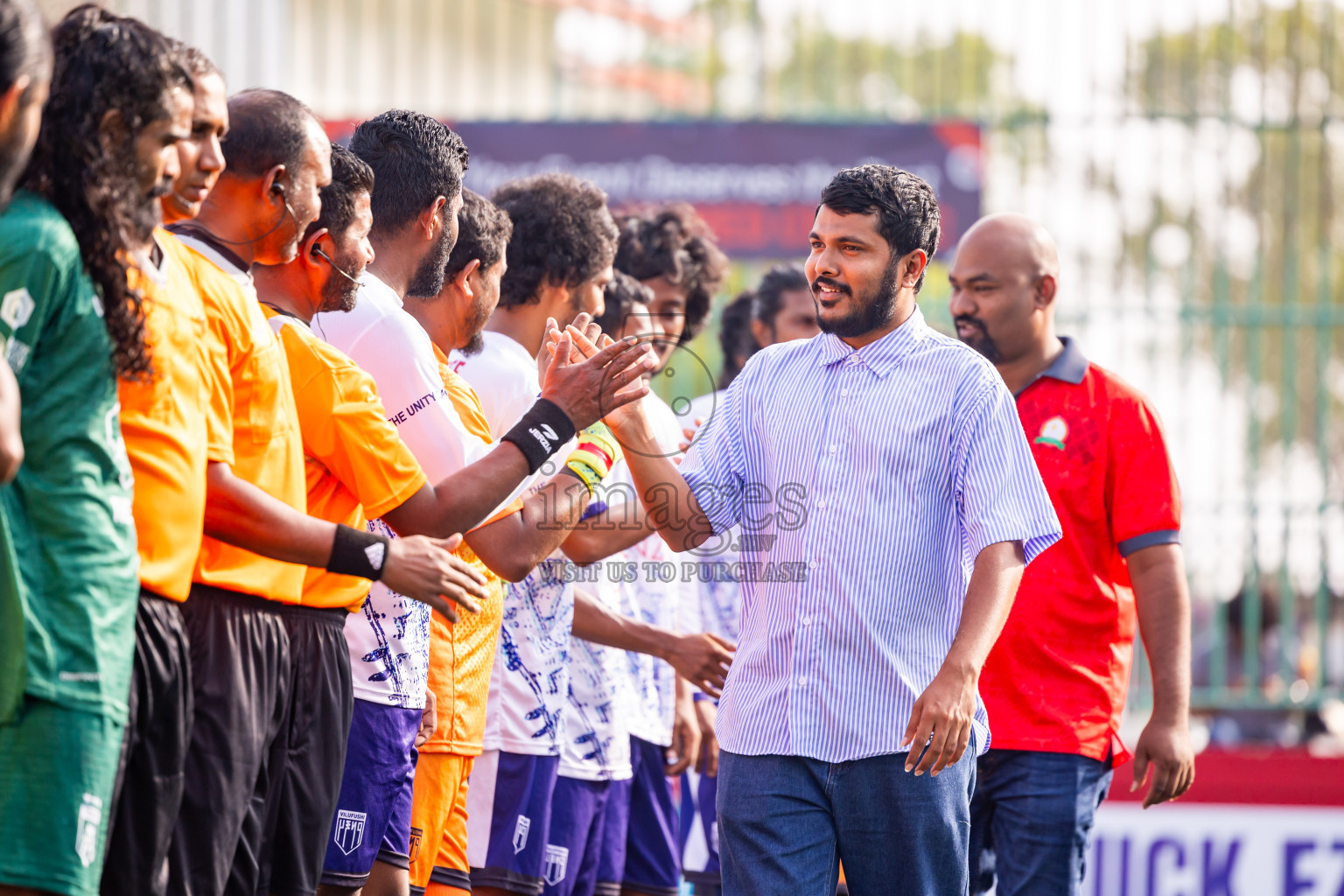 Th Thimarafushi vs Th Vilufushi in Day 14 of Golden Futsal Challenge 2025 was held on Saturday, 18th January 2025, in Hulhumale', Maldives. Photos: Nausham Waheed / images.mv