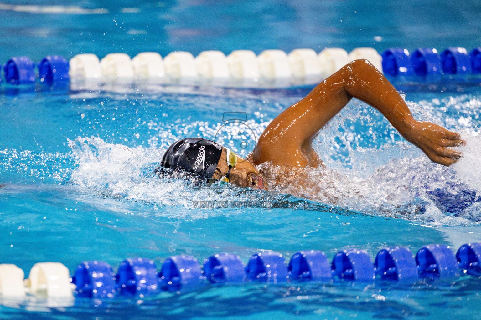 Day 4 of National Swimming Championship 2024 held in Hulhumale', Maldives on Monday, 16th December 2024. Photos: Hassan Simah / images.mv