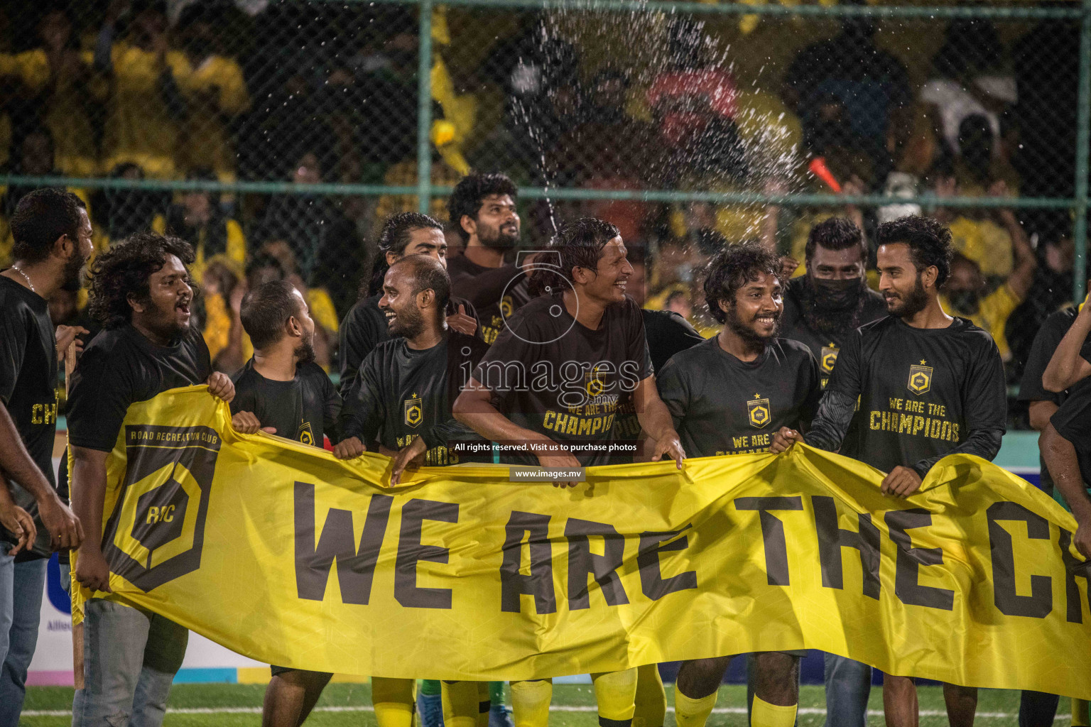 RRC Vs FSM in the Semi Finals of Club Maldives 2021 held in Hulhumale, Maldives on 19 December 2021. Photos: Nausham Waheed / images.mv