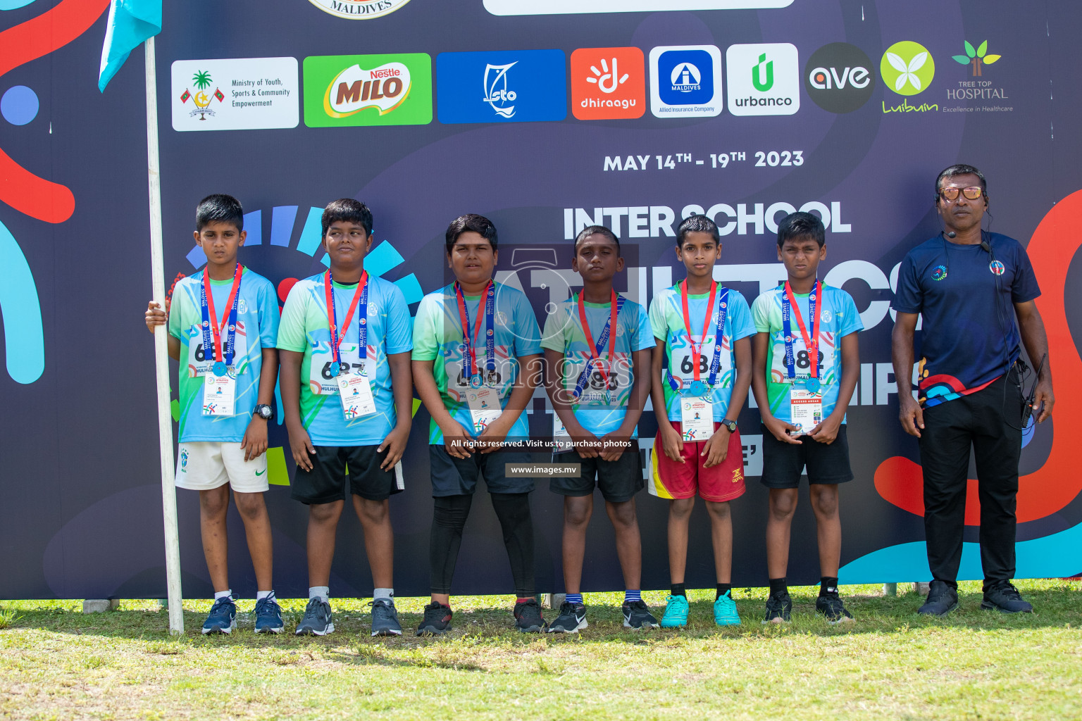 Day four of Inter School Athletics Championship 2023 was held at Hulhumale' Running Track at Hulhumale', Maldives on Wednesday, 18th May 2023. Photos:  Nausham Waheed / images.mv