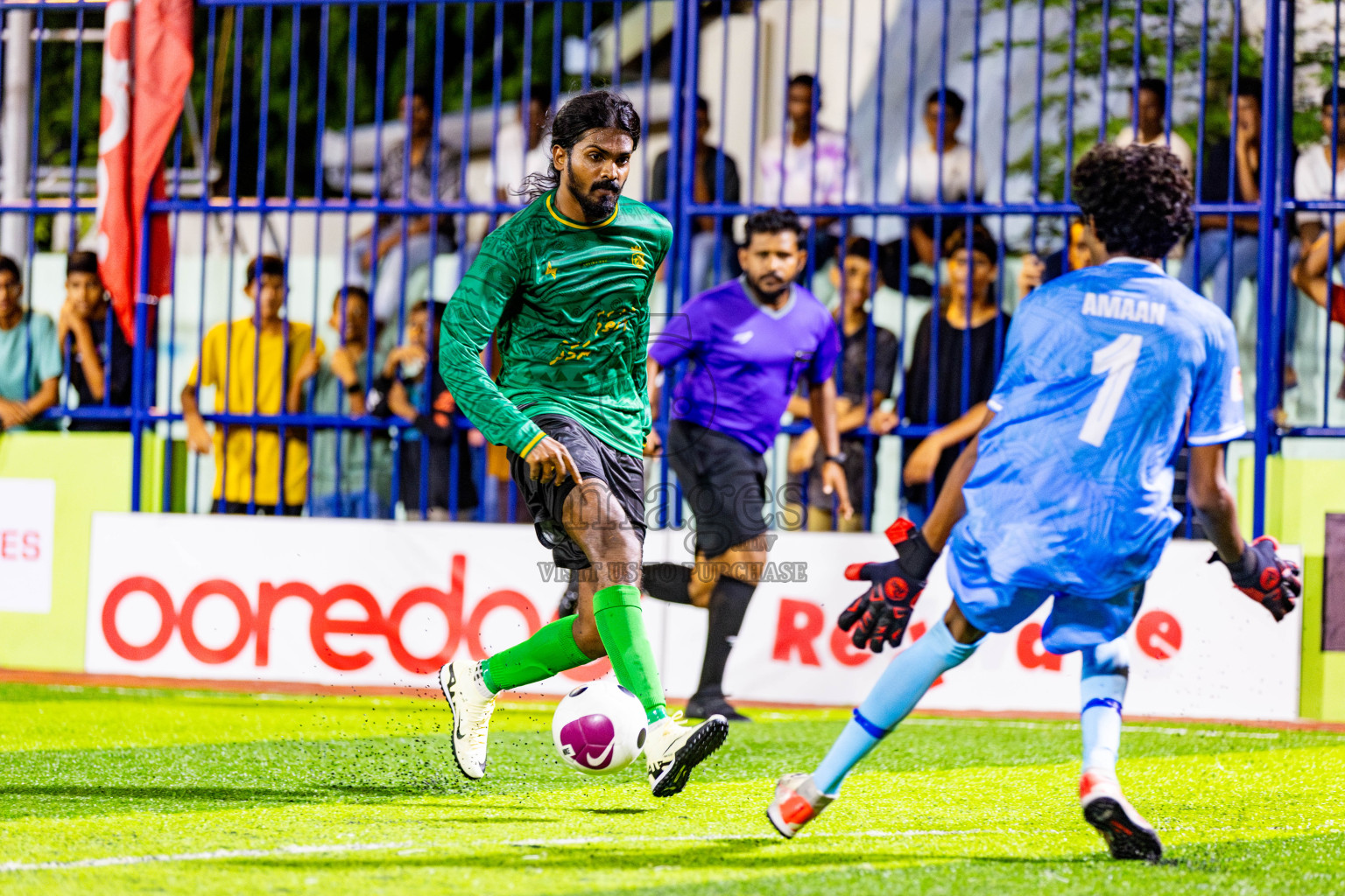 Muring FC vs V Vela in Day 1 of Eydhafushi Futsal Cup 2024 was held on Monday , 8th April 2024, in B Eydhafushi, Maldives Photos: Nausham Waheed / images.mv