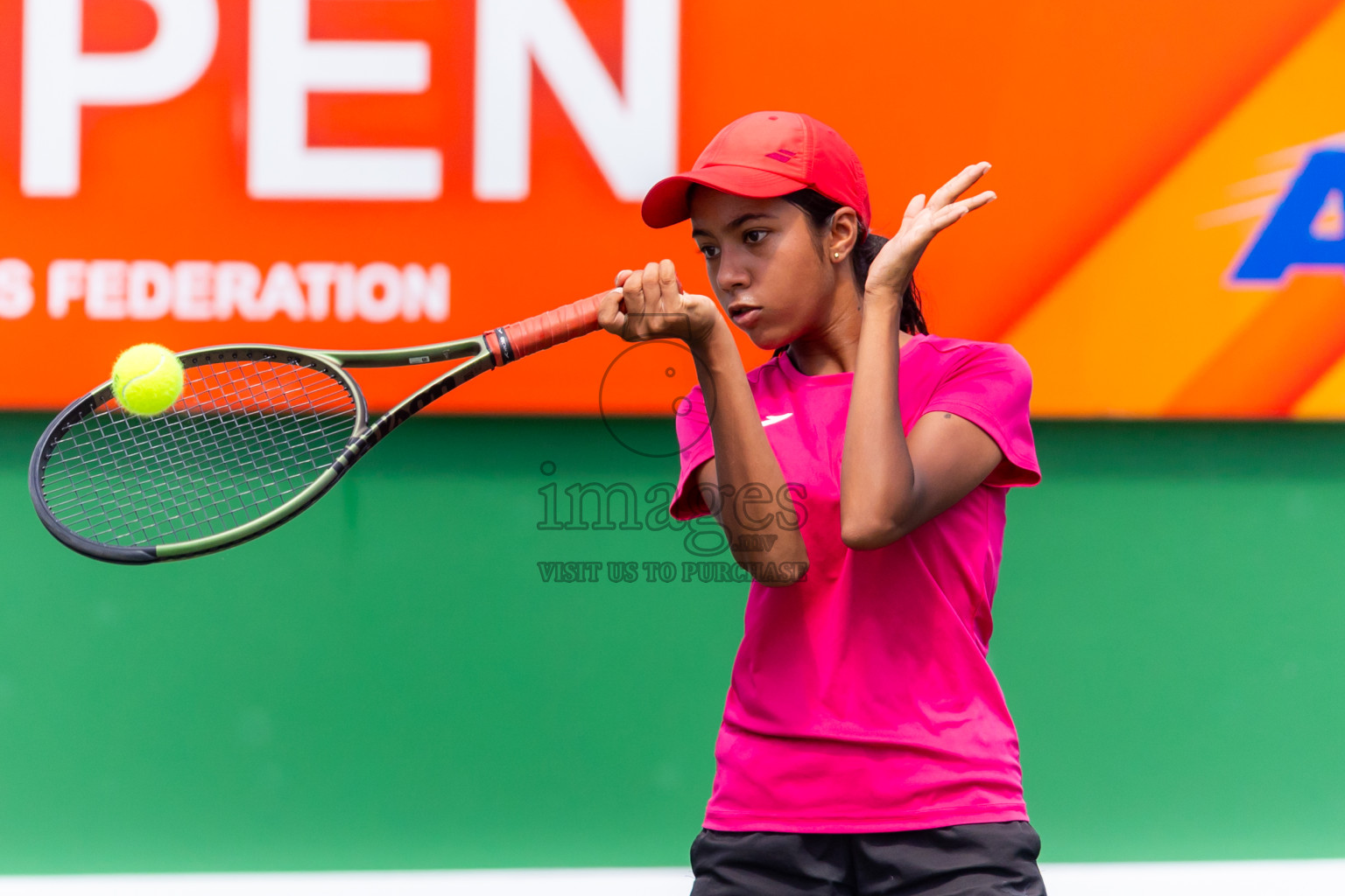 Day 8 of ATF Maldives Junior Open Tennis was held in Male' Tennis Court, Male', Maldives on Thursday, 19th December 2024. Photos: Nausham Waheed/ images.mv