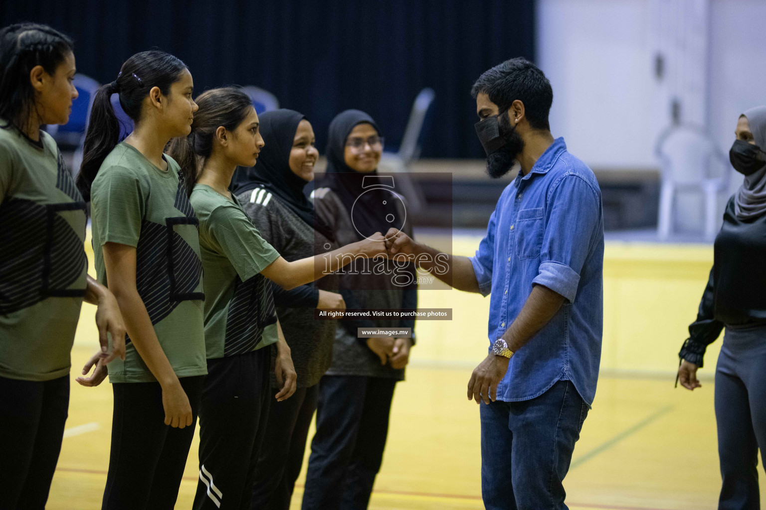 Milo National Netball Tournament 29th November 2021 at Social Center Indoor Court, Male, Maldives. Photos: Maanish/ Images Mv