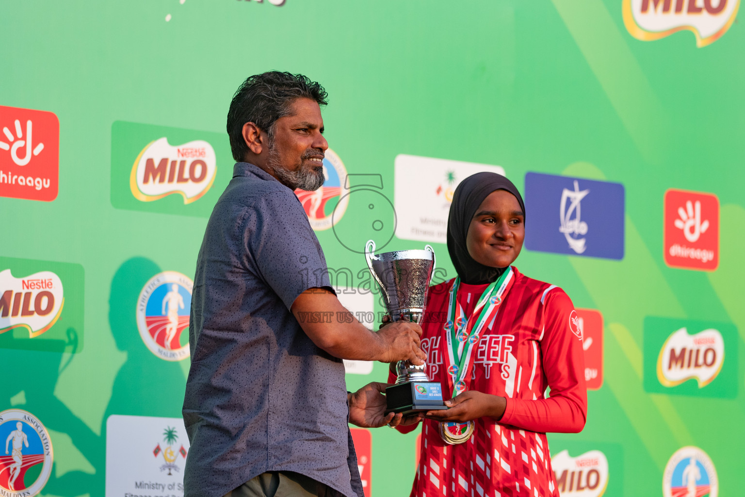 Day 4 of MILO Athletics Association Championship was held on Friday, 8th March 2024 in Male', Maldives. Photos: Hasna Hussain