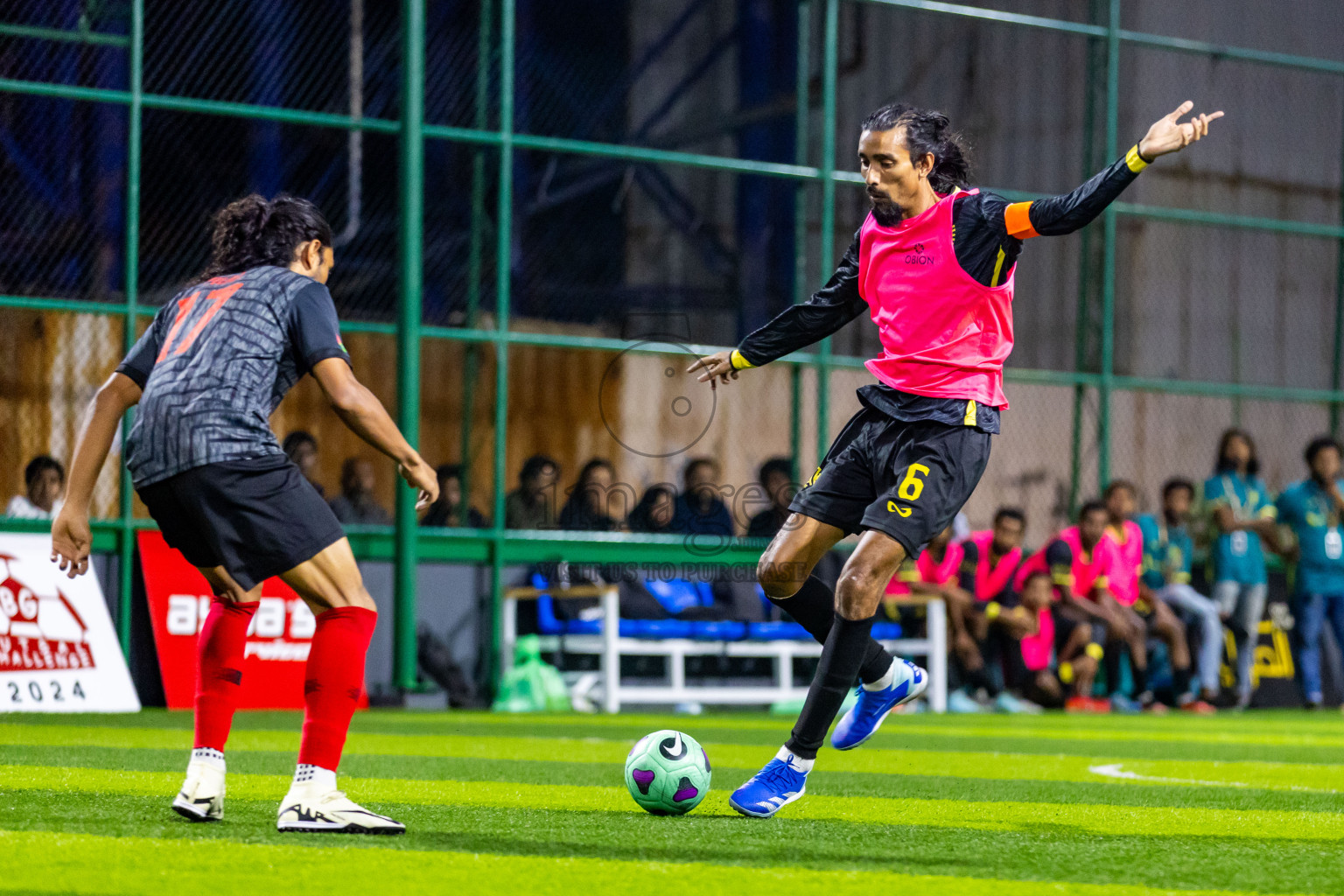 Bows vs RDL in Day 6 of BG Futsal Challenge 2024 was held on Sunday, 17th March 2024, in Male', Maldives Photos: Nausham Waheed / images.mv