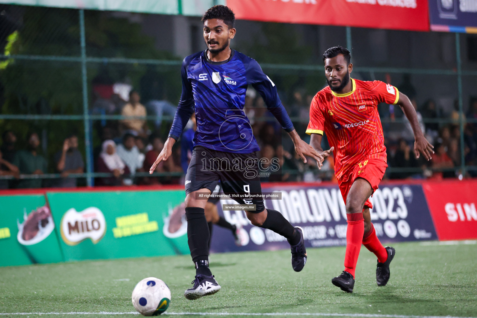 Team Fenaka vs Medianet in Club Maldives Cup 2023 held in Hulhumale, Maldives, on Sunday, 23rd July 2023 Photos: Nausham Waheed/ images.mv