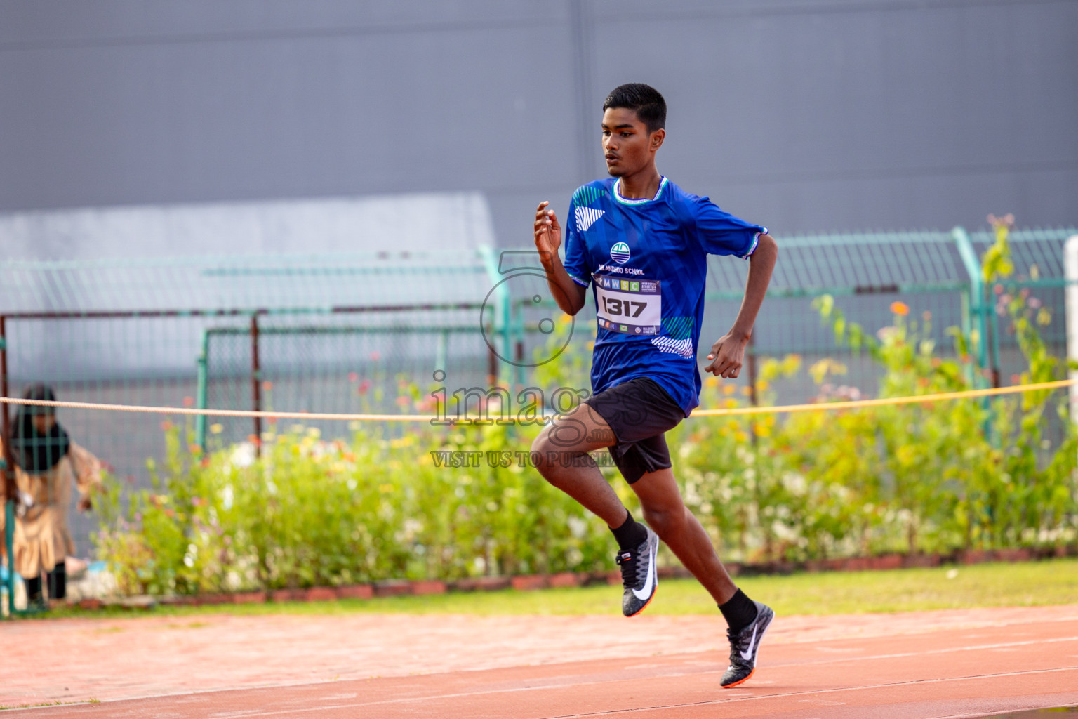 Day 2 of MWSC Interschool Athletics Championships 2024 held in Hulhumale Running Track, Hulhumale, Maldives on Sunday, 10th November 2024. 
Photos by:  Hassan Simah / Images.mv