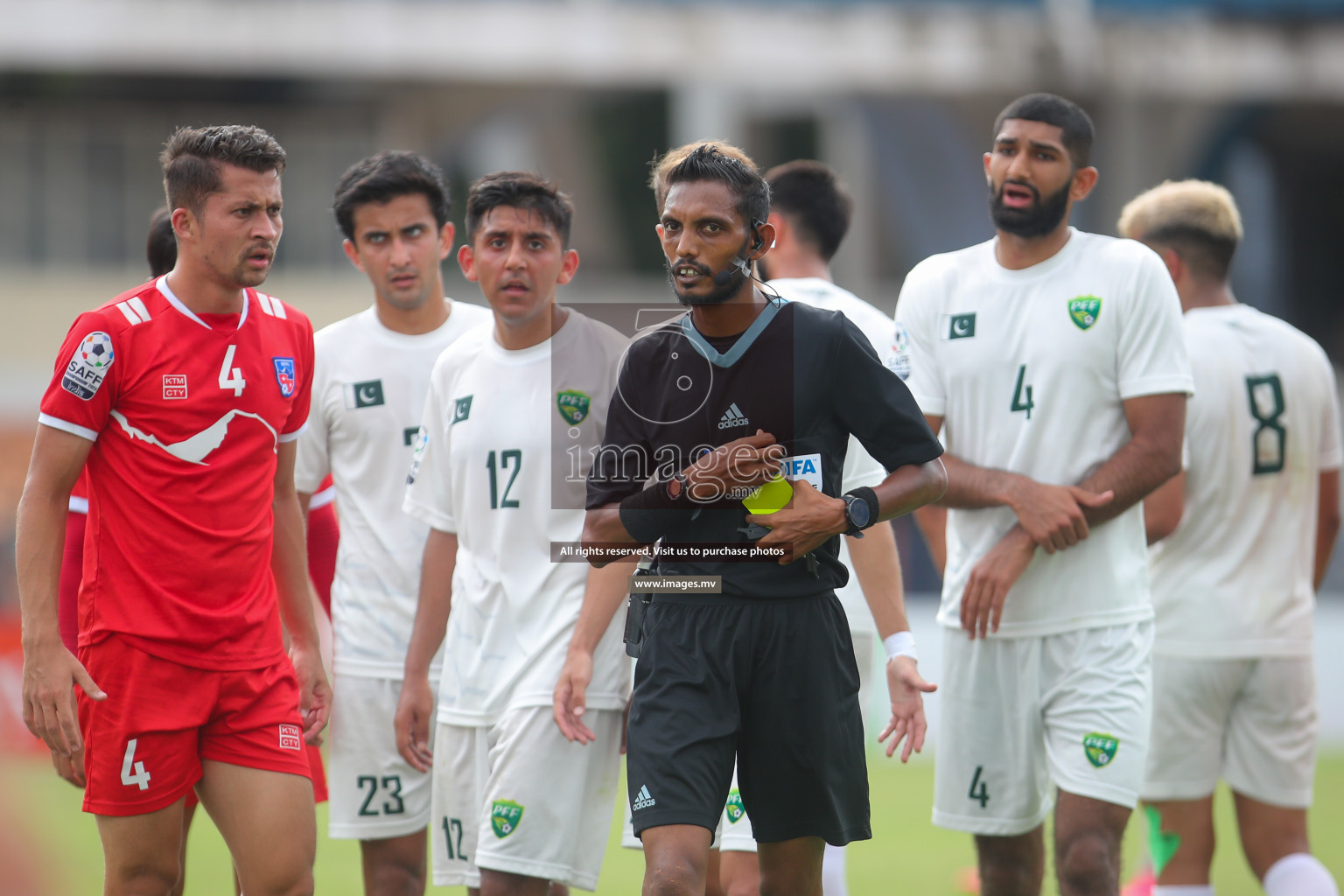 Nepal vs Pakistan in SAFF Championship 2023 held in Sree Kanteerava Stadium, Bengaluru, India, on Tuesday, 27th June 2023. Photos: Nausham Waheed, Hassan Simah / images.mv