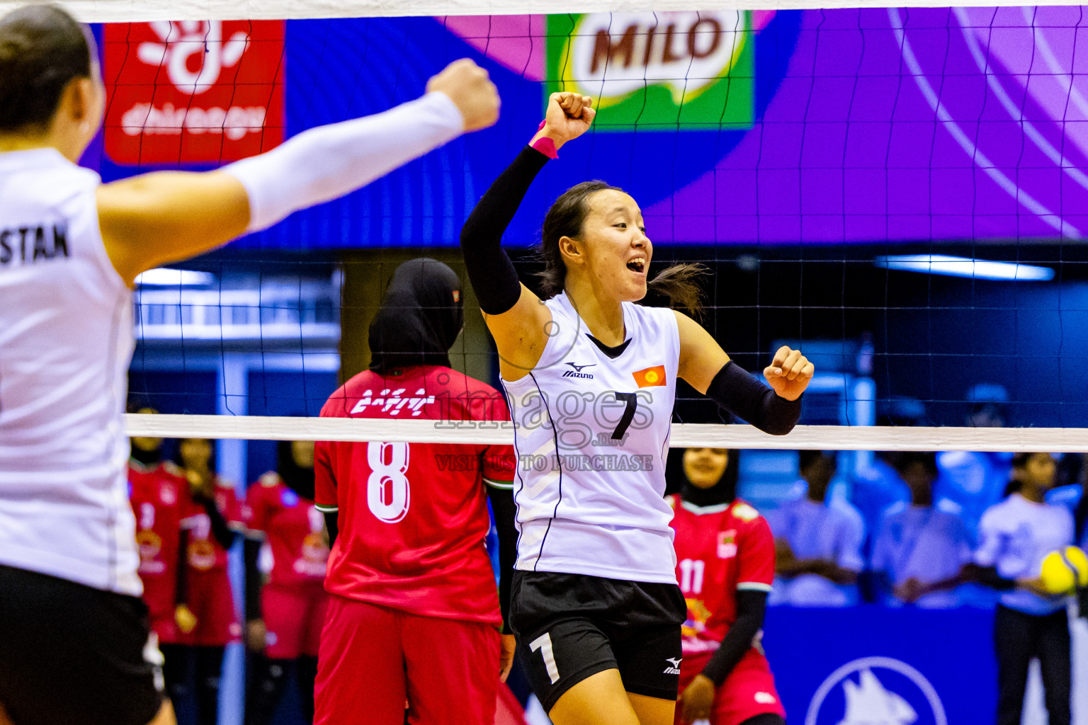 Final of CAVA Woman's Volleyball Challenge Cup 2024 was held in Social Center, Male', Maldives on Wednesday, 11th September 2024. Photos: Nausham Waheed / images.mv