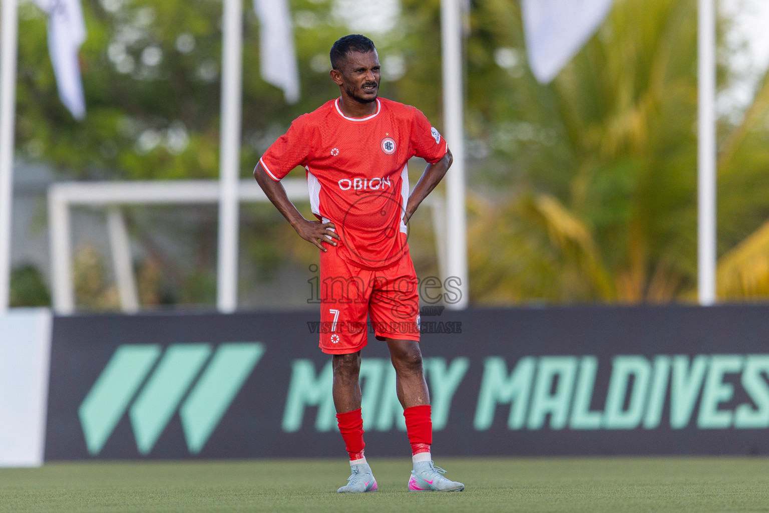 Semi Finals Match 01 Irumathi FC VS CC Sports Club in Day 7 of Eydhafushi Cup 2025 held in Eydhafushi Football Stadium at B. Eydhafushi, Maldives on Friday, 12th September 2025. Photos: Arif Rasheed / images.mv