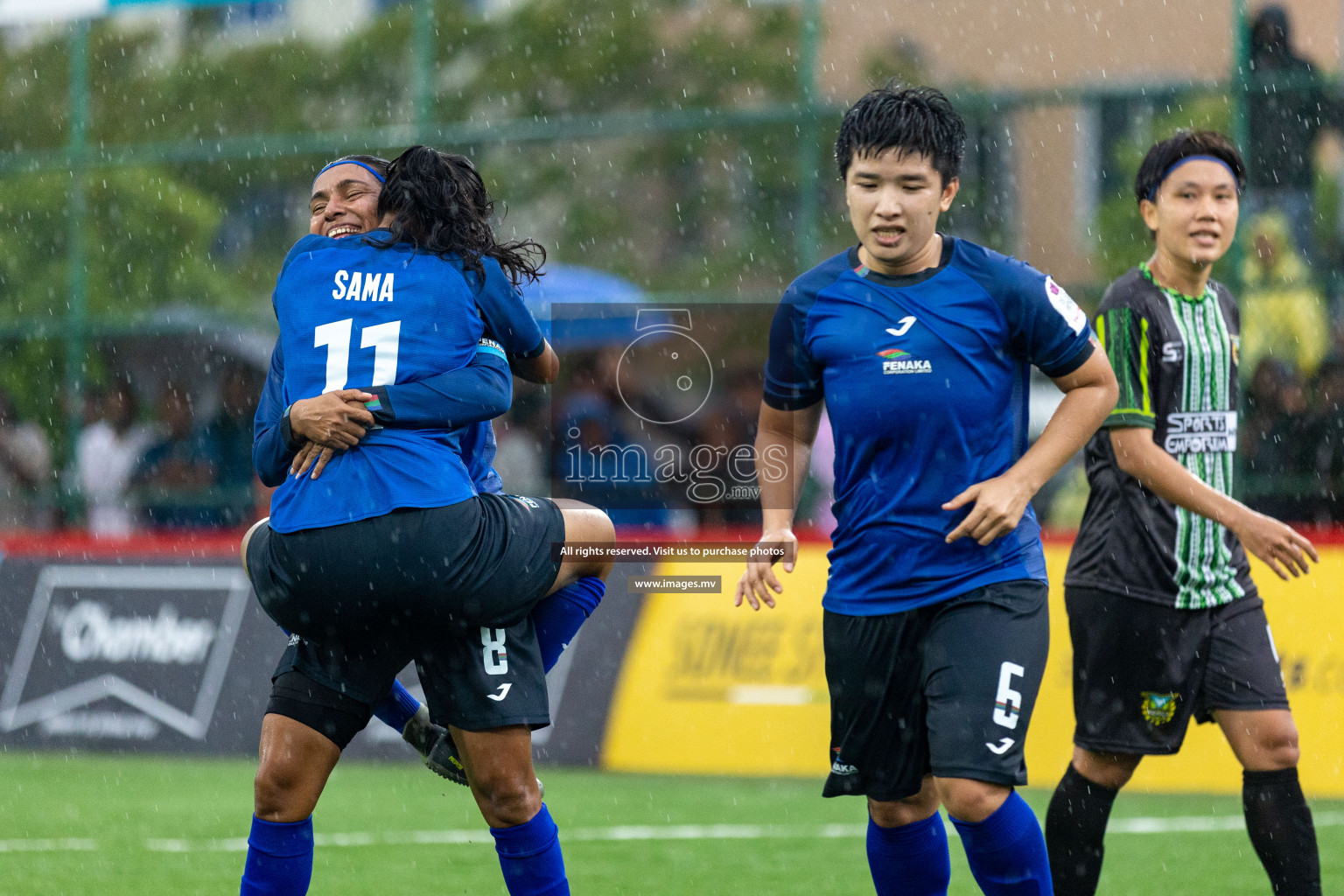 WAMCO vs Team Fenaka in Eighteen Thirty Women's Futsal Fiesta 2022 was held in Hulhumale', Maldives on Friday, 14th October 2022. Photos: Hassan Simah / images.mv