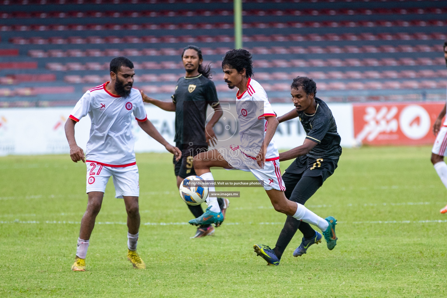 President's Cup 2023 Semi Final - Club eagles vs Buru sports, held in National Football Stadium, Male', Maldives Photos: Nausham/ Images.mv