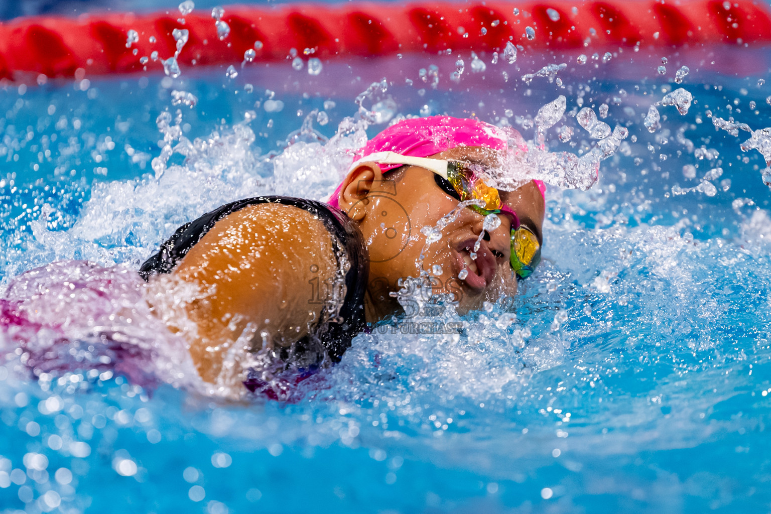Day 3 of BML 21st Interschool Swimming Competition 2025 was held in Hulhumale' Swimming Pool, Hulhumale', Maldives on Monday, 13th October 2025. Photos: Nausham Waheed / images.mv